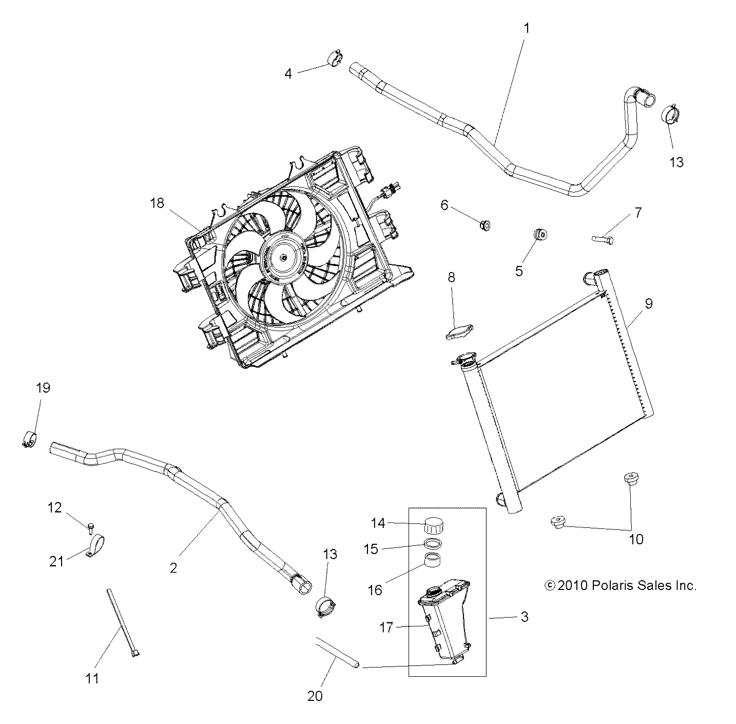 Part Number : 5413607 HOSE-RADIATOR ENGINE IN 25MM