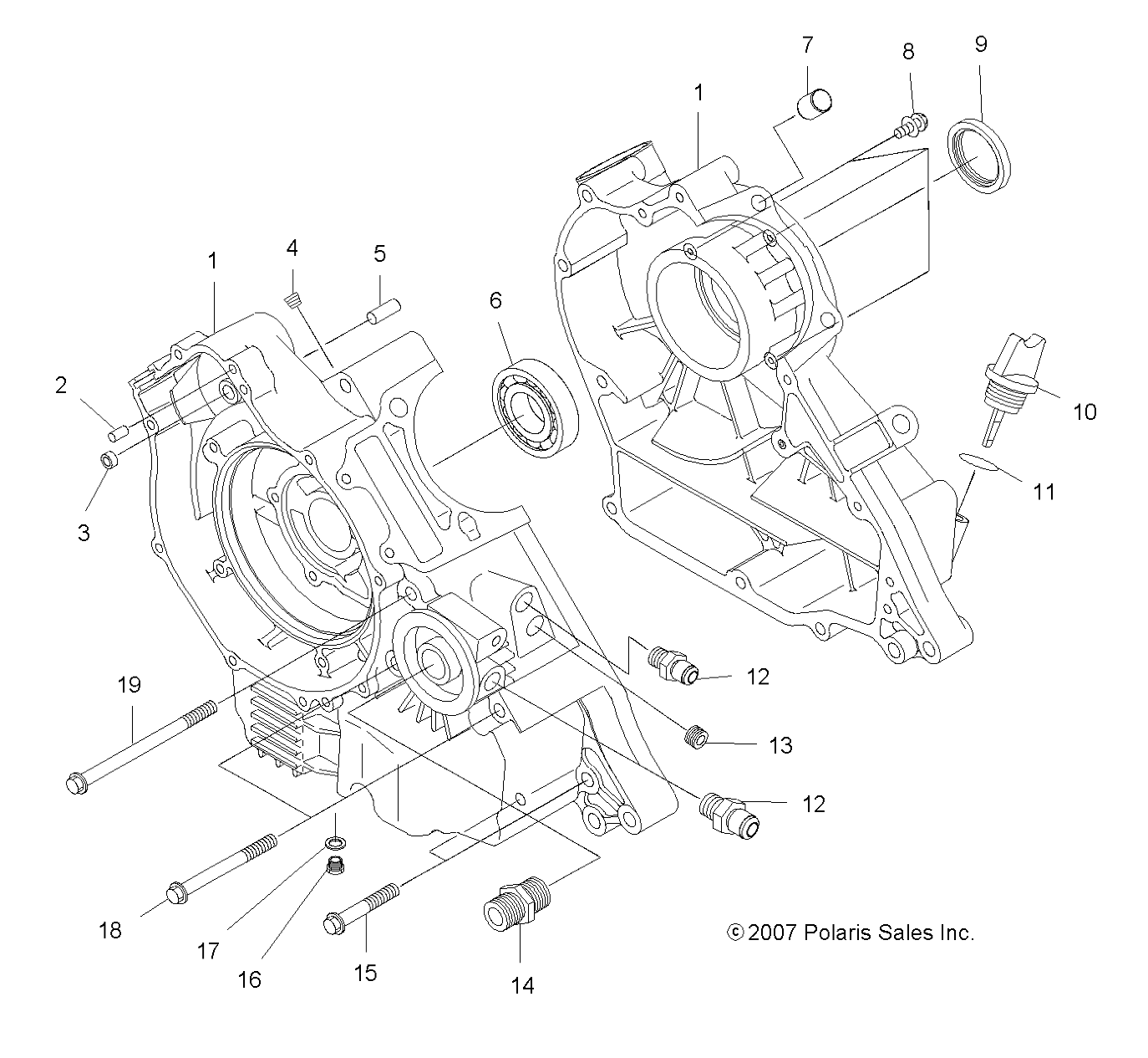 Foto diagrama Polaris que contem a peça 3087128