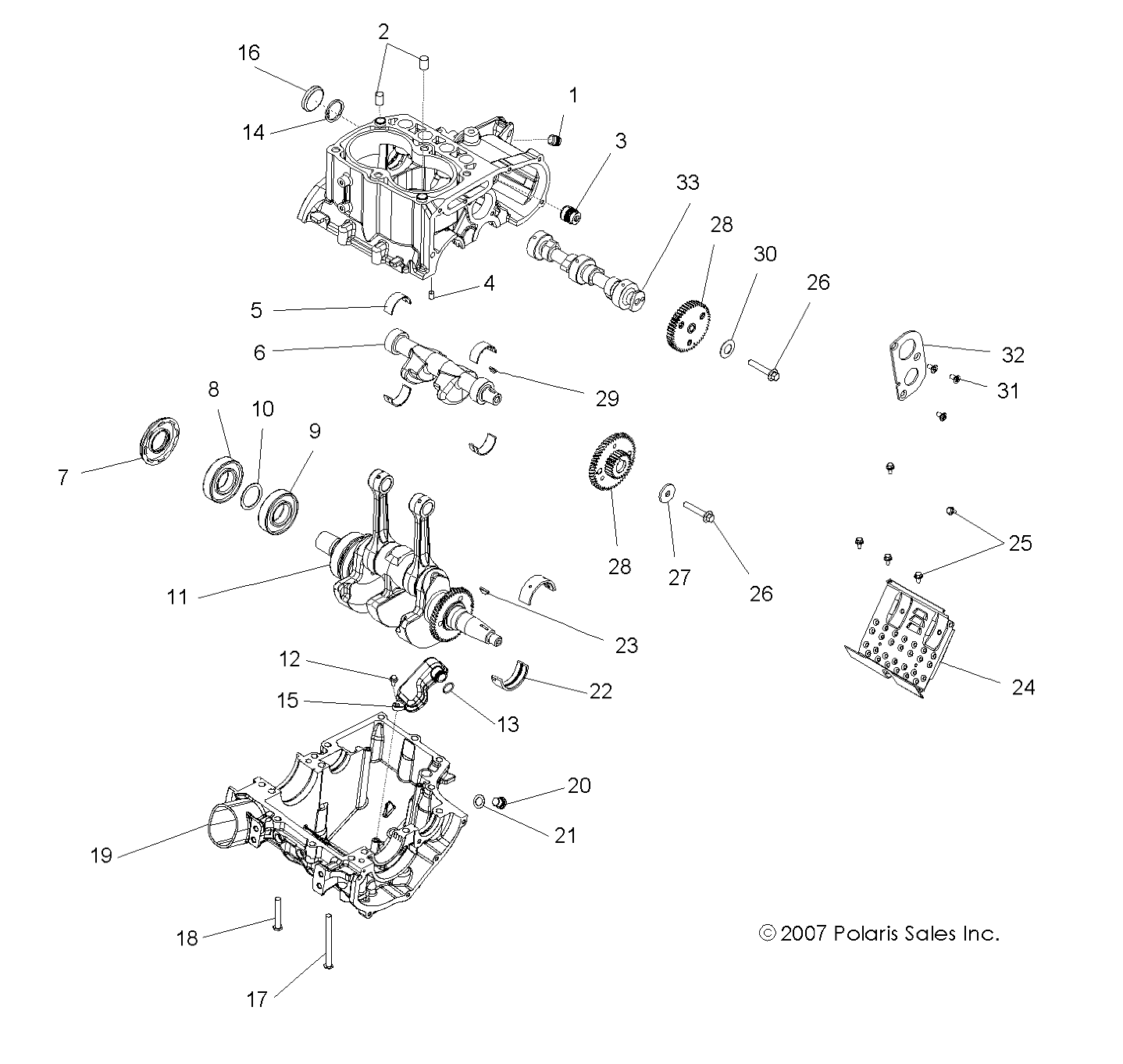 Part Number : 5249837 PLATE-BAFFLE CRANKCASE