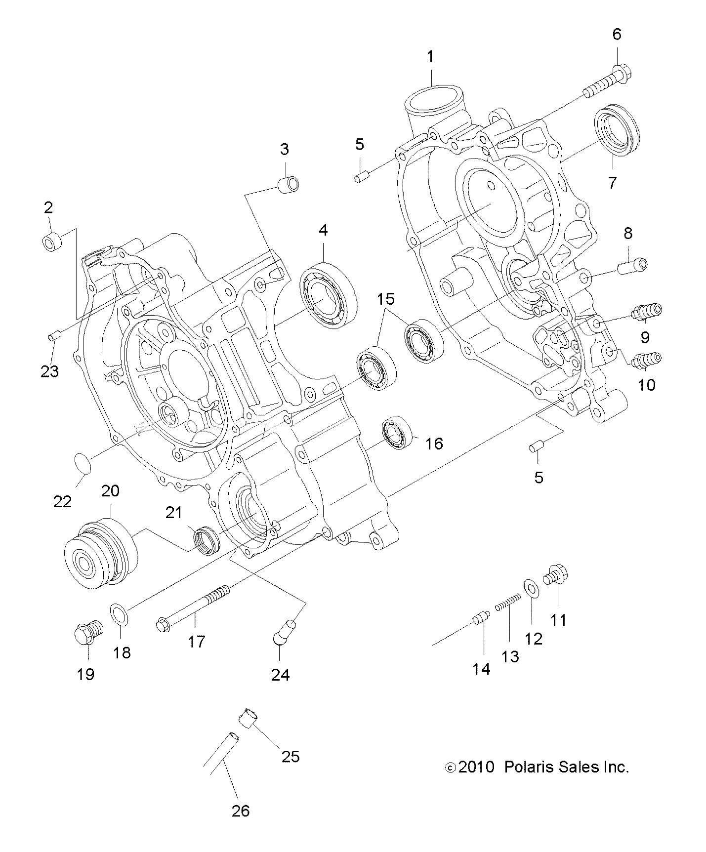 Foto diagrama Polaris que contem a peça 3084840