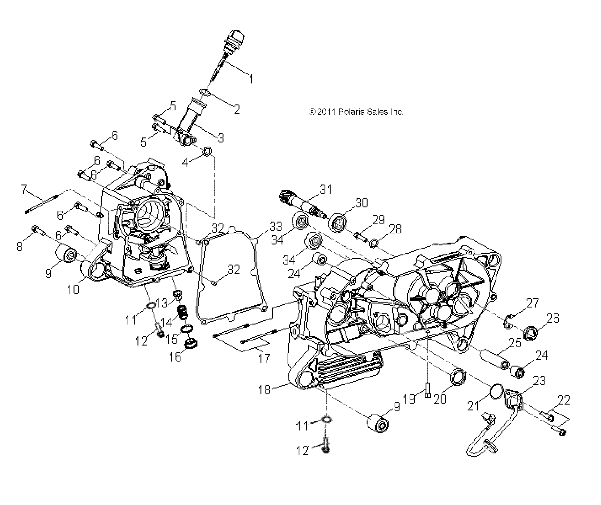 Part Number : 0453617 SPACER-COLLAR CRANKCASE