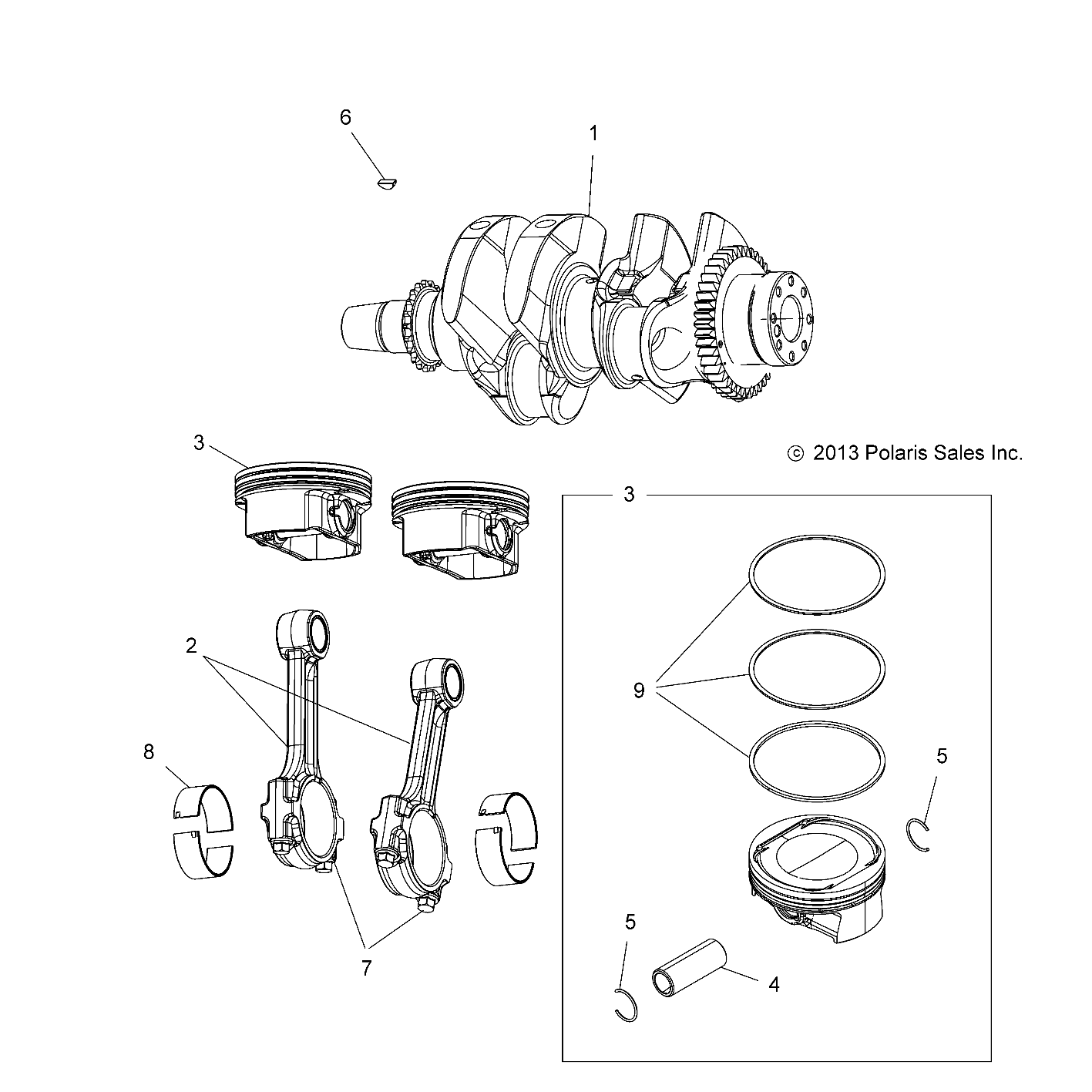 Part Number : 3514989 BEARING-CON ROD