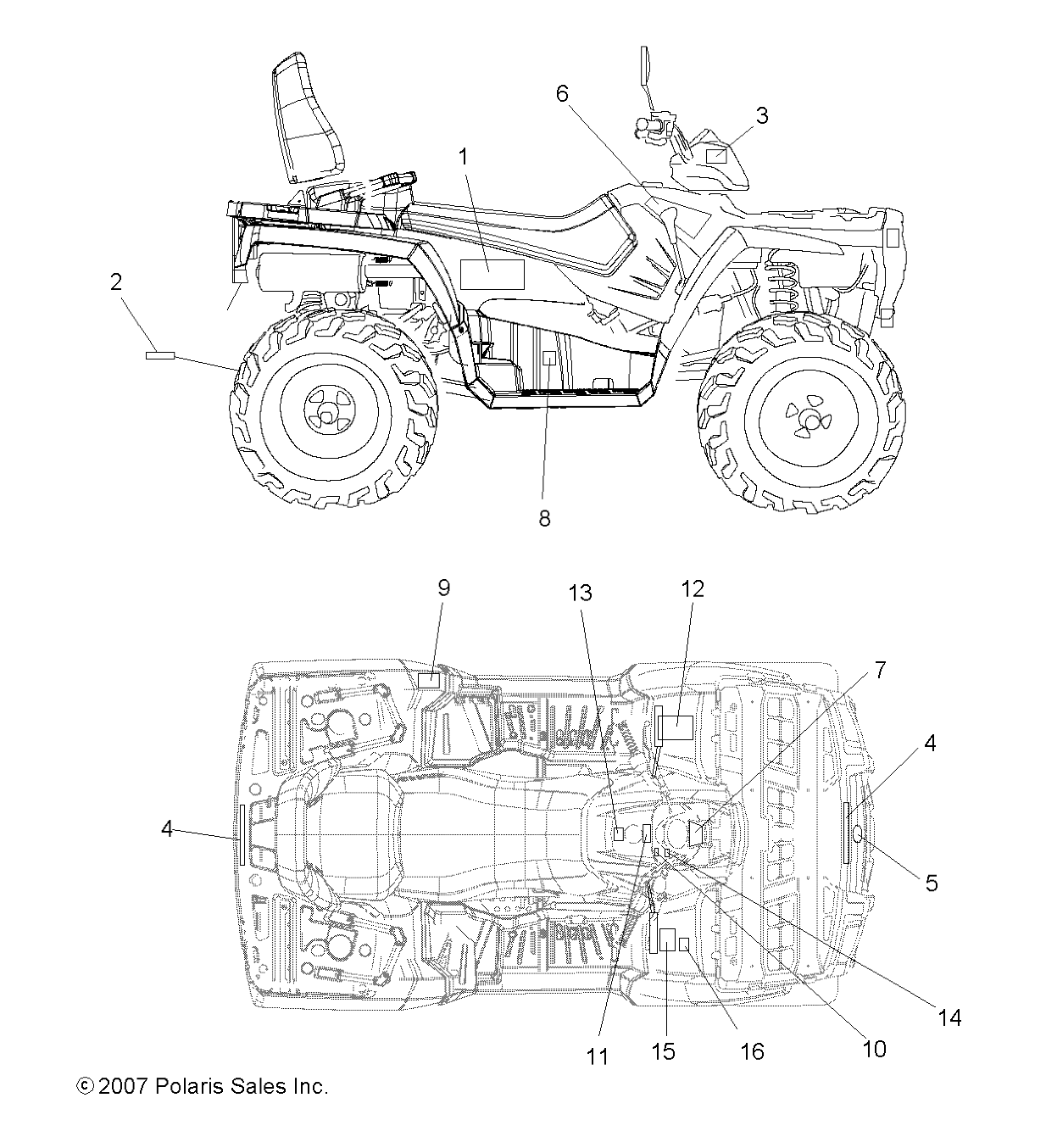 Part Number : 7175340 DECAL-TURF SWITCH