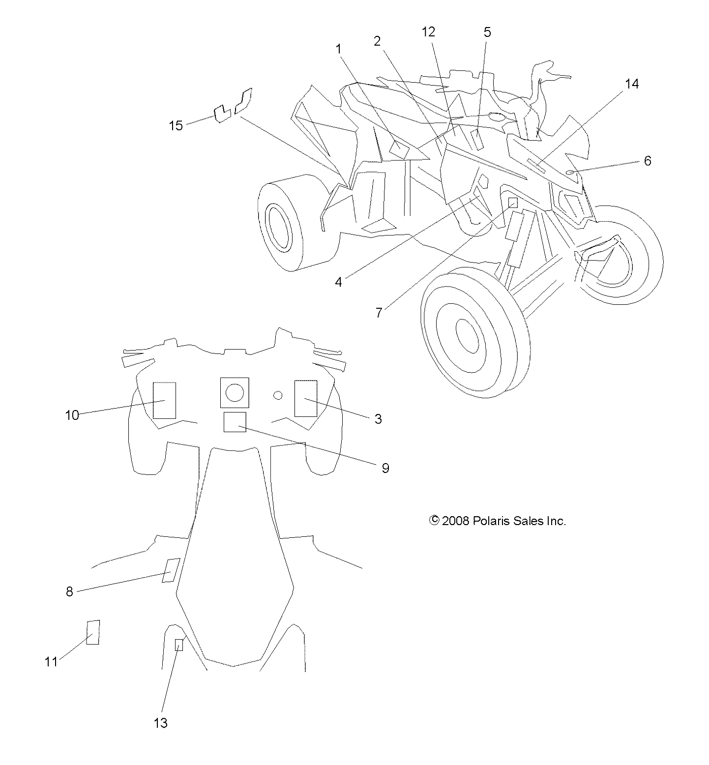Part Number : 7175658 DECAL-FUEL VALVE