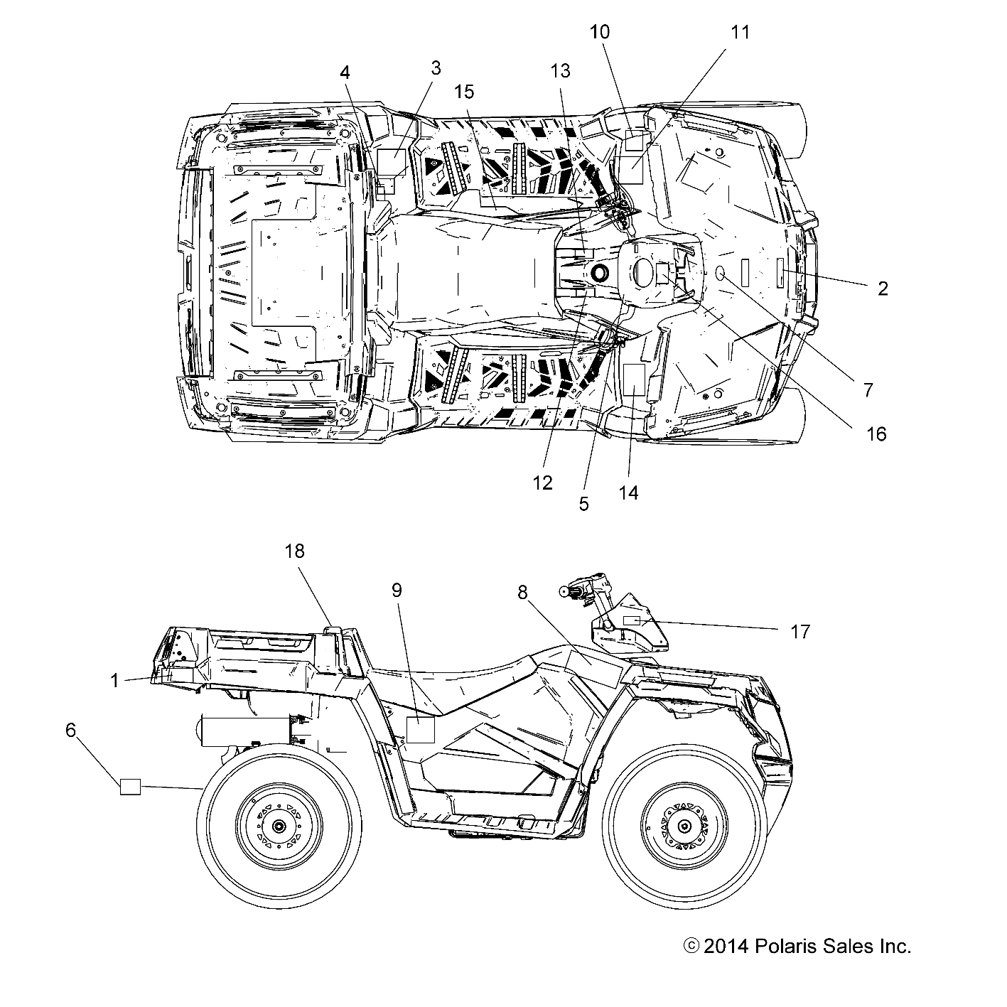 Part Number : 7179944 DECAL-SIDE AWD RH