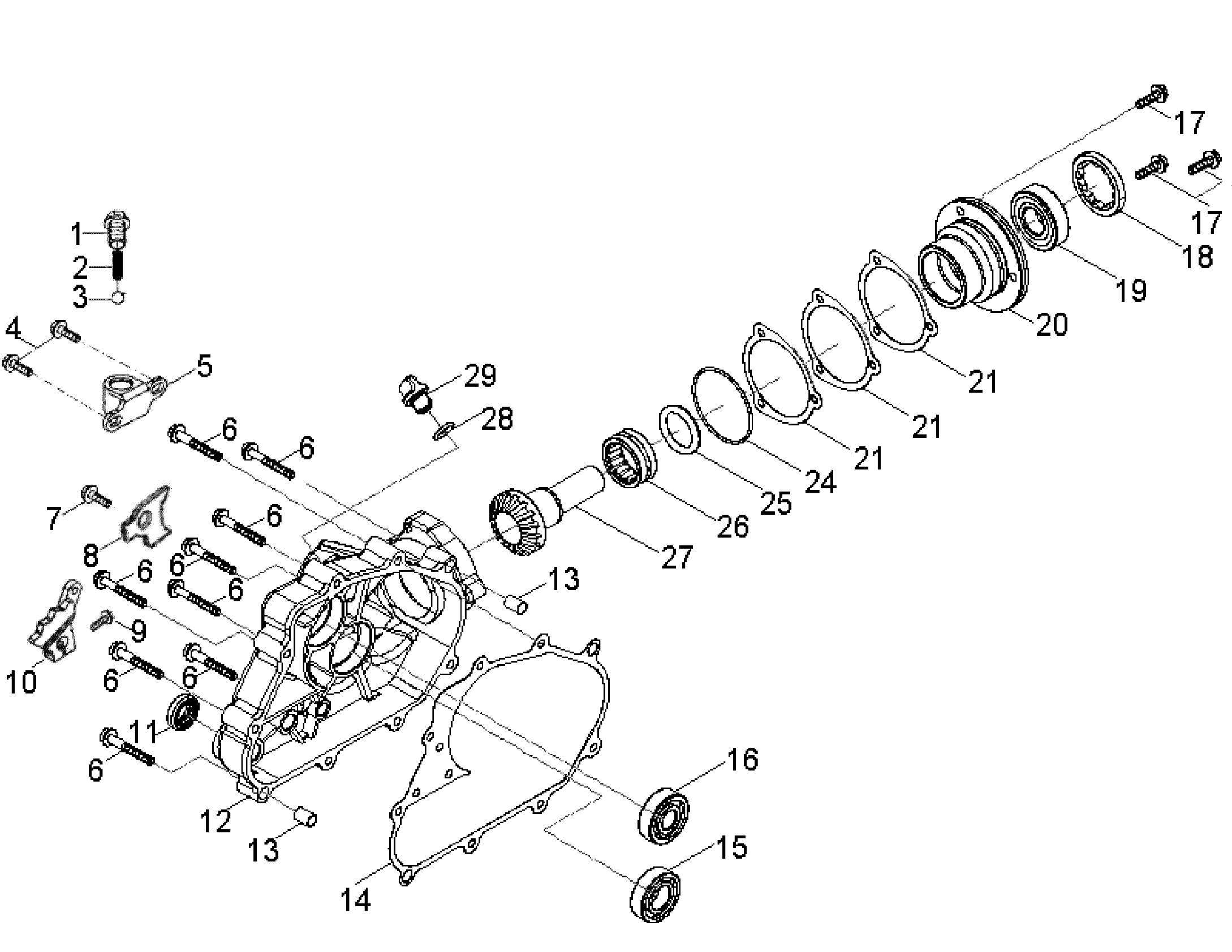Foto diagrama Polaris que contem a peça 0452635