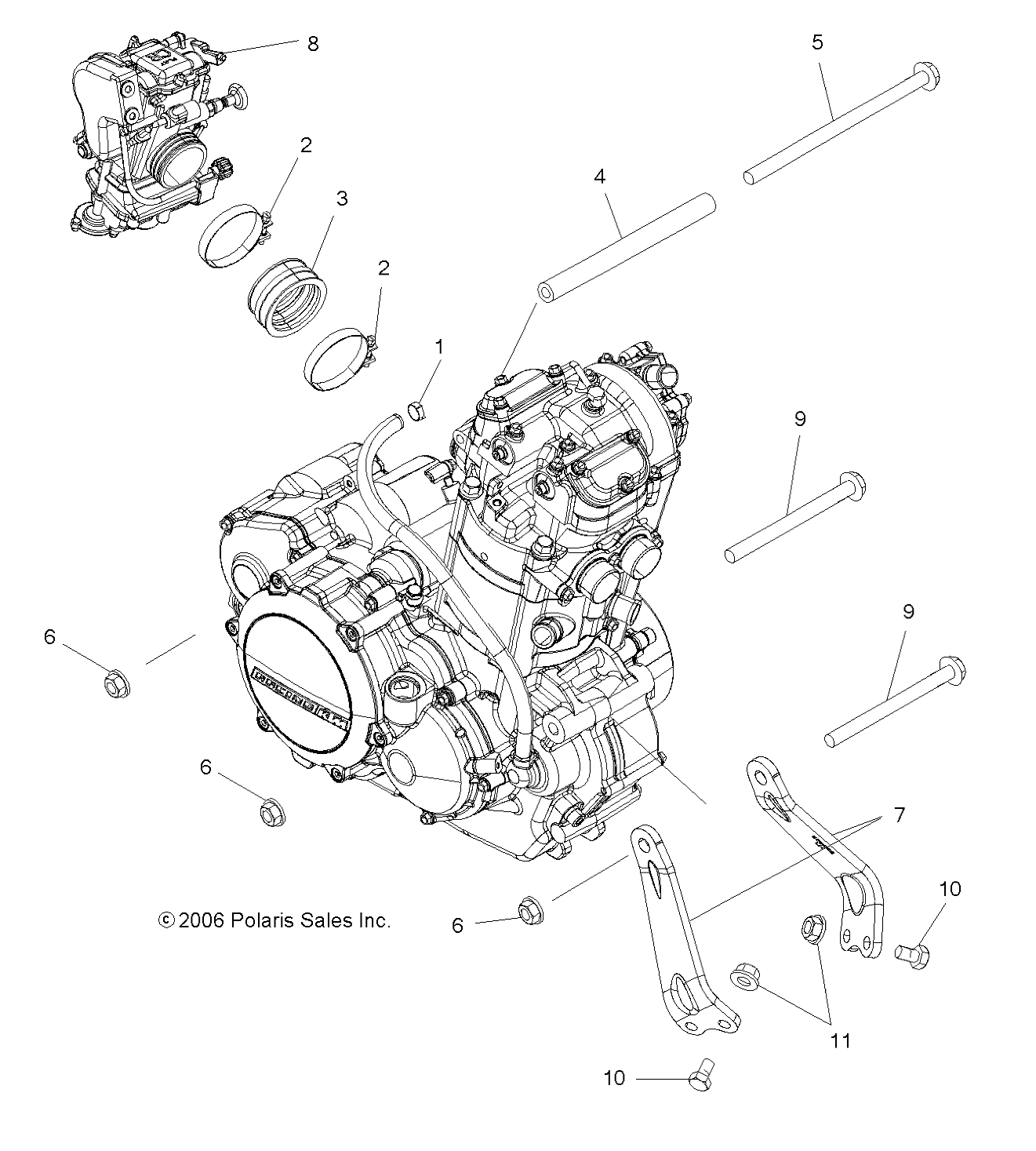 Part Number : 5135718 ENGINE BUSHING  REAR