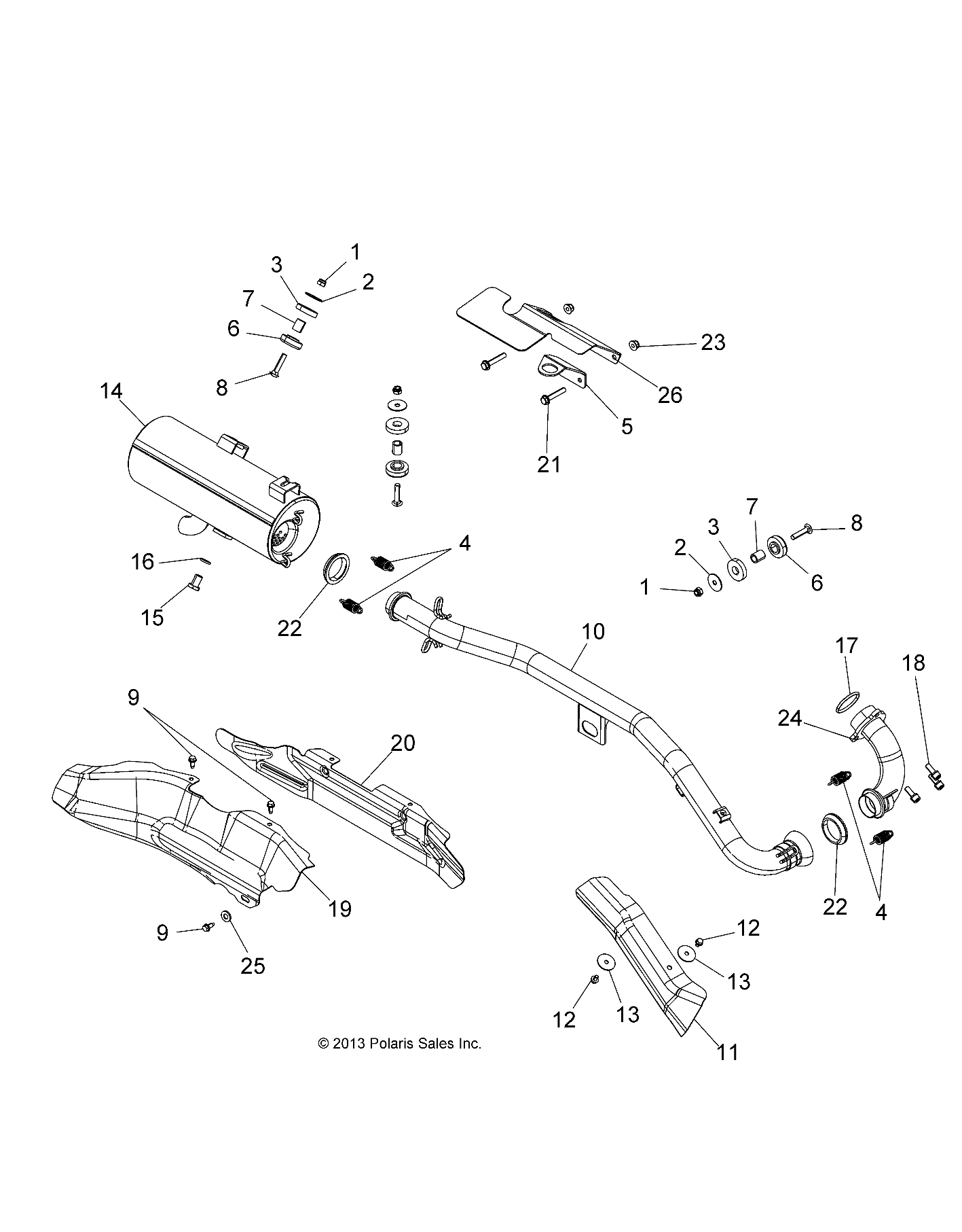 Part Number : 5258197 SHIELD-HEAT EXHAUST