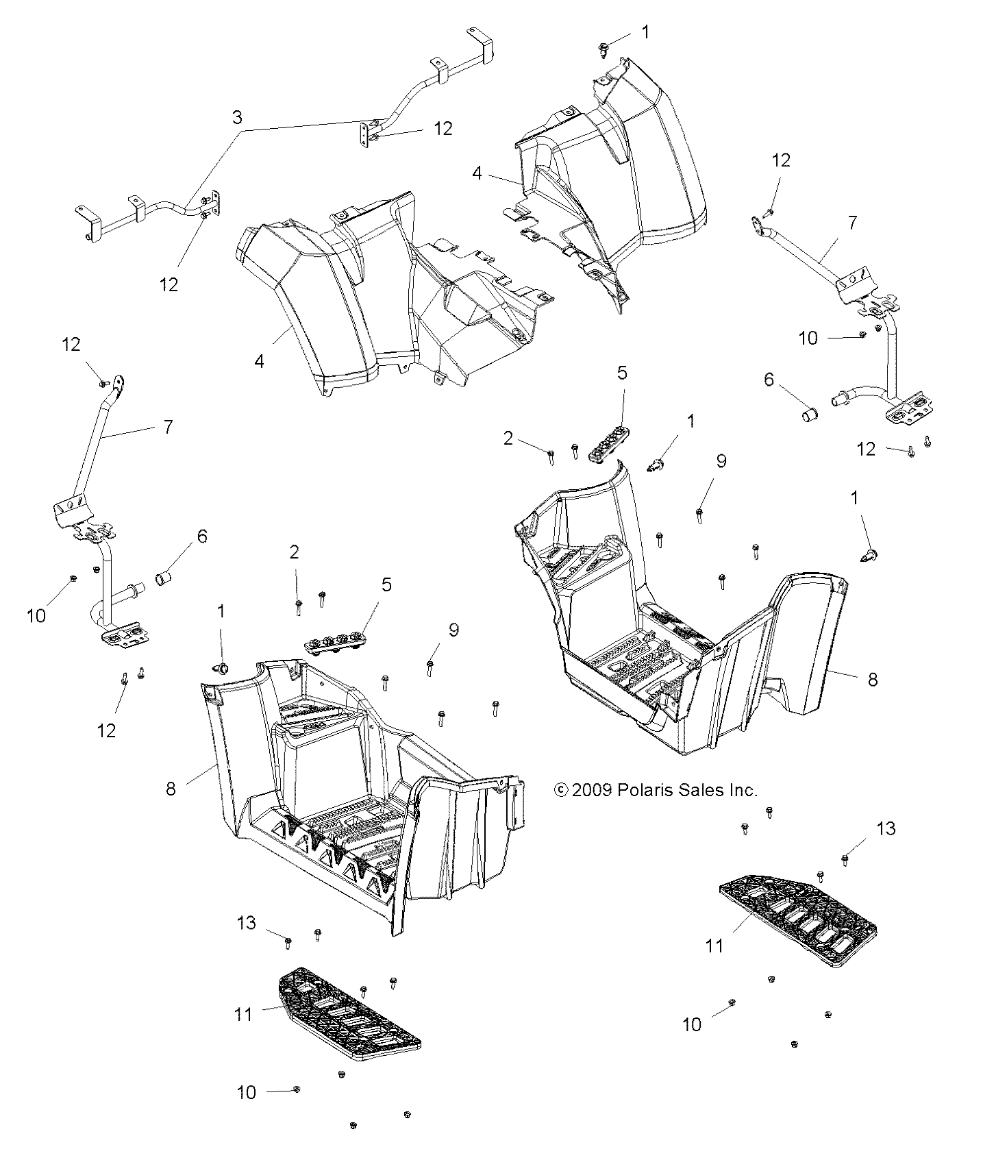 Part Number : 1016824-329 WELD-PASS FOOTWELL RH E-COAT