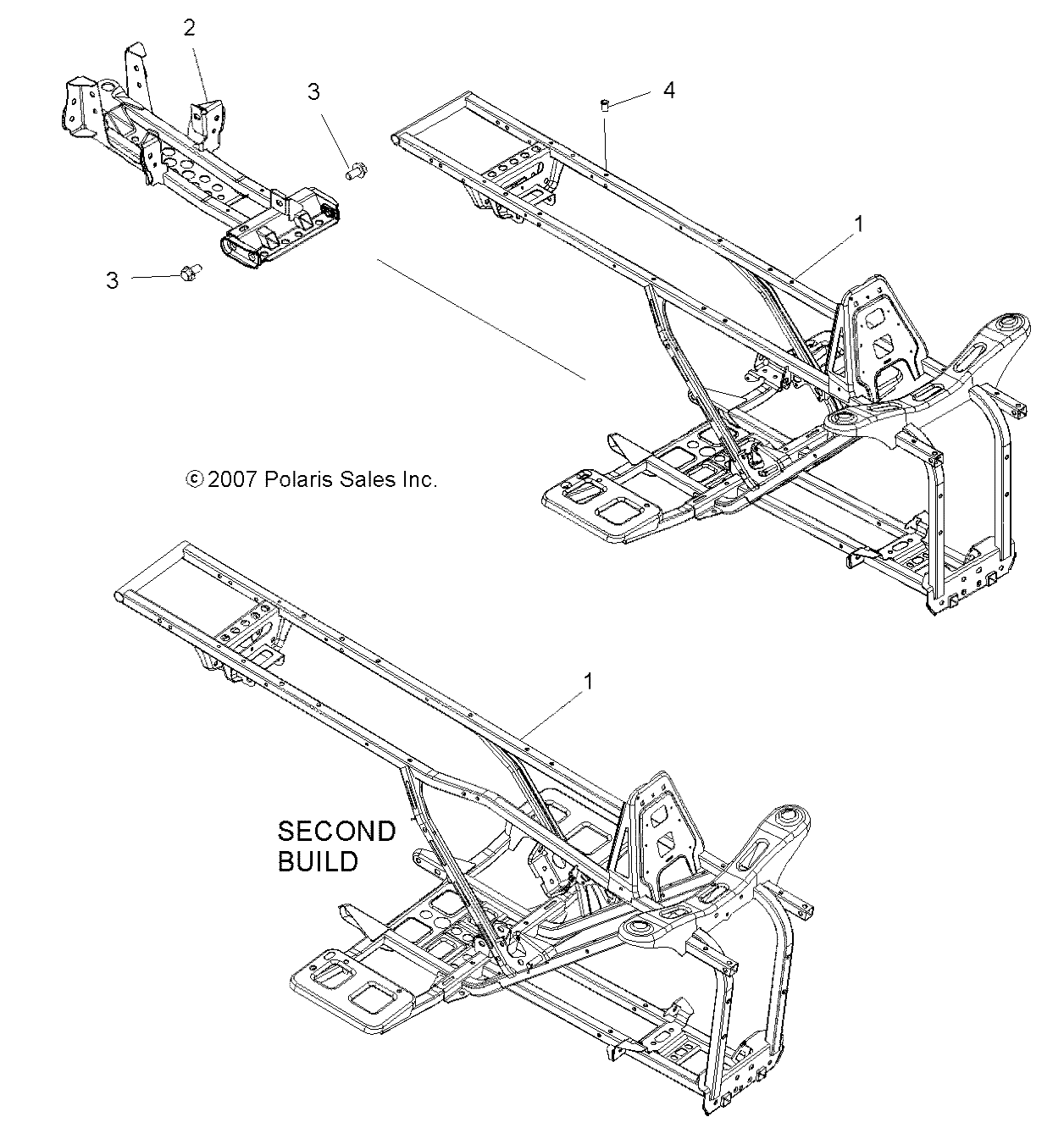 Part Number : 1016175-067 WELD-SUBFRAME BLK