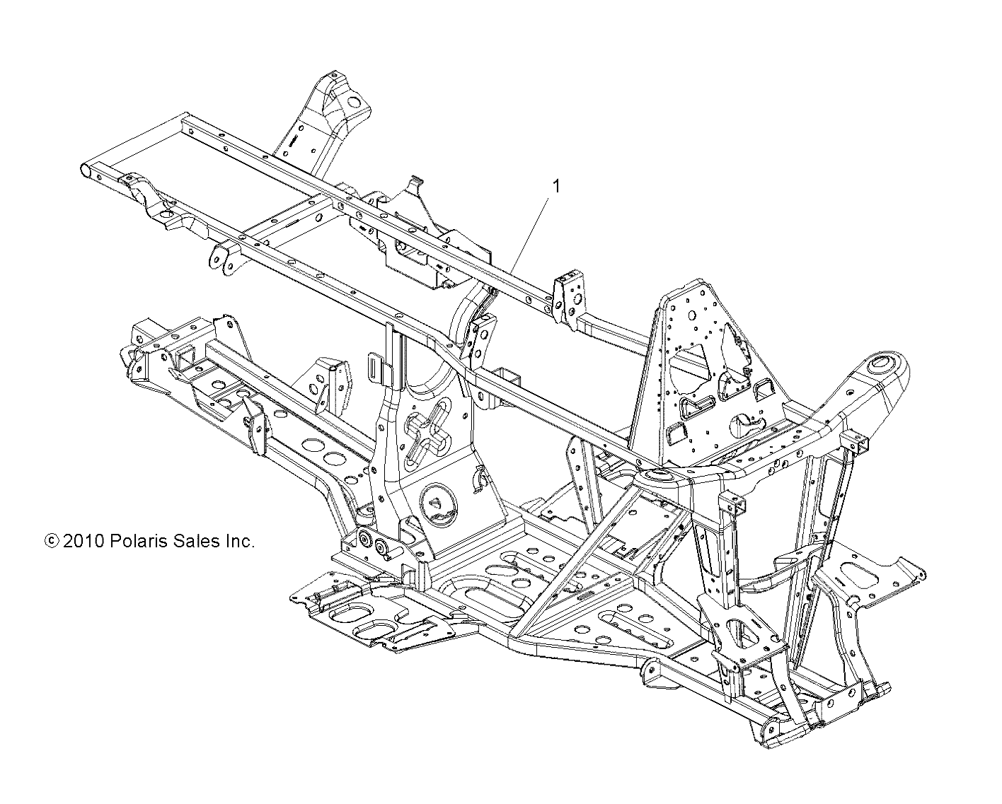 Foto diagrama Polaris que contem a peça 1017664-067