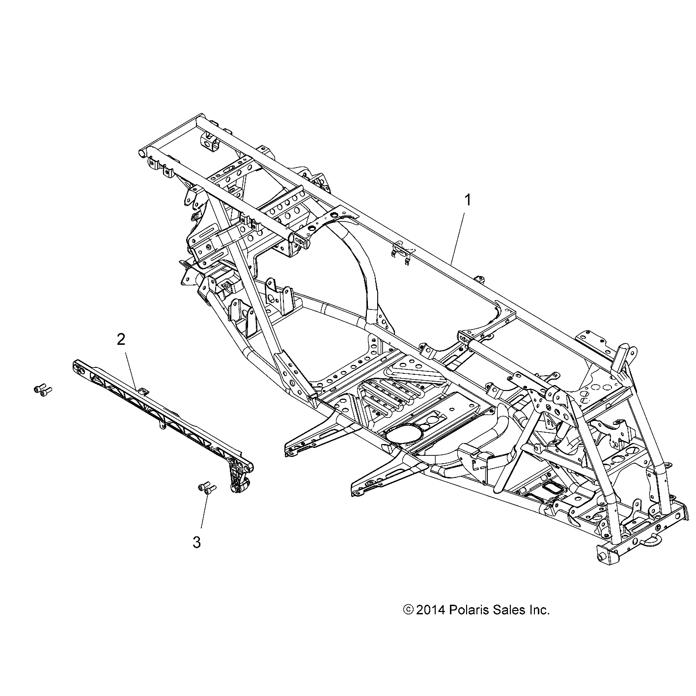 Part Number : 1020852-067 WELD-MAIN FRAME X2/TOUR BLK