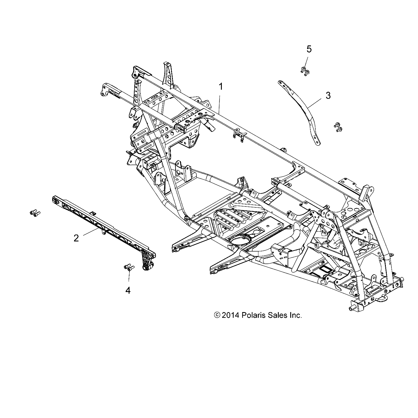 Foto diagrama Polaris que contem a peça 1022530-067