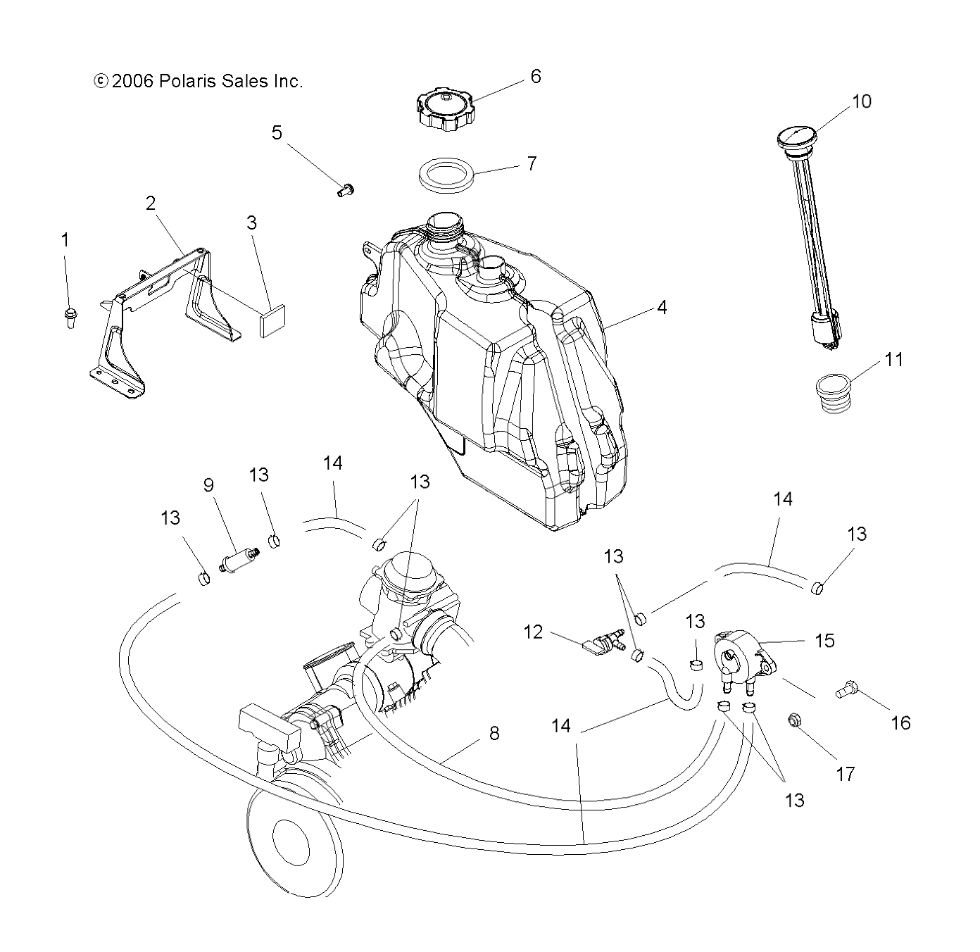 Part Number : 2520720 ASM-TANK FUEL INTL