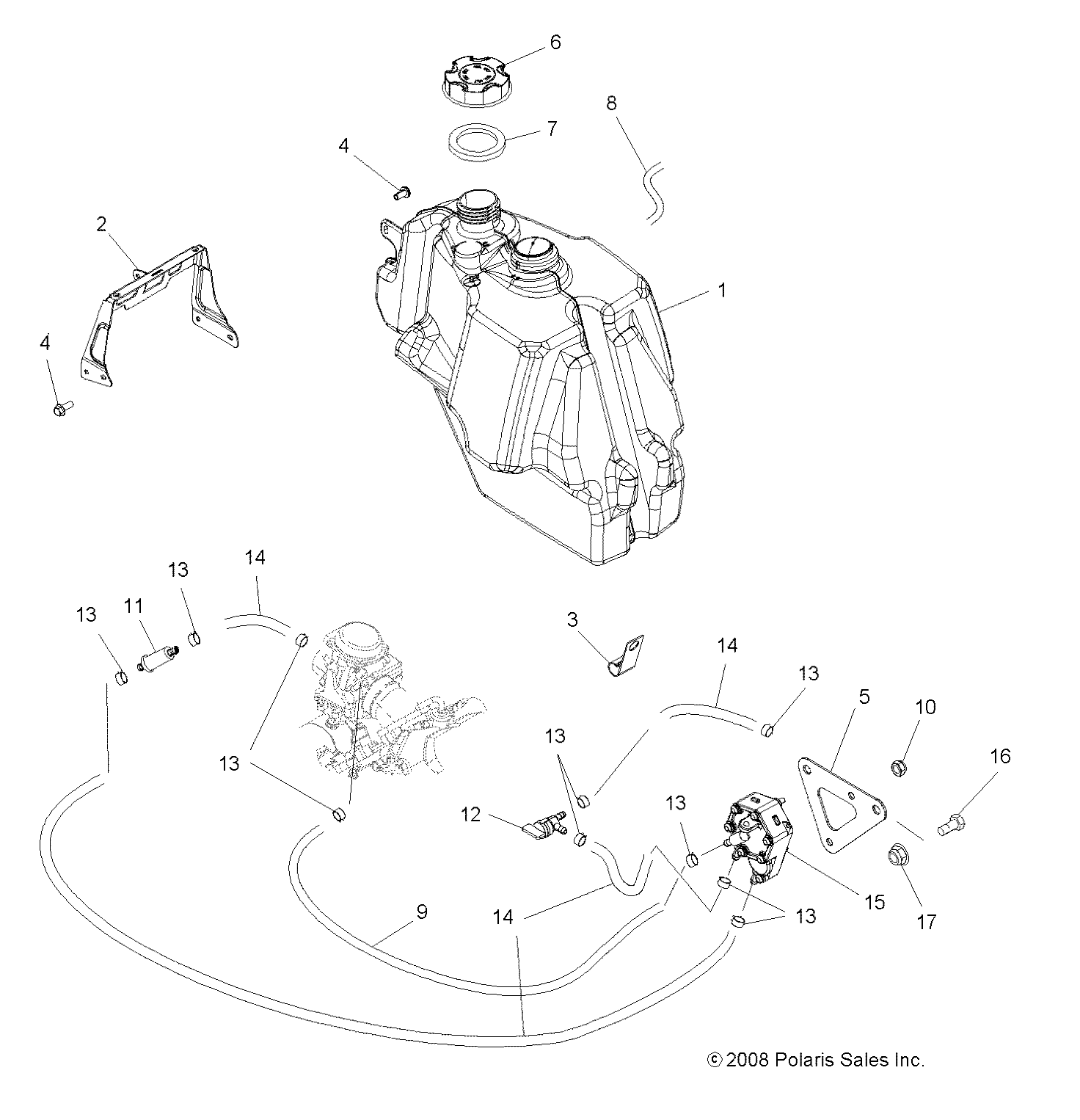 Part Number : 5252762 BRKT-MNT FUEL PUMP