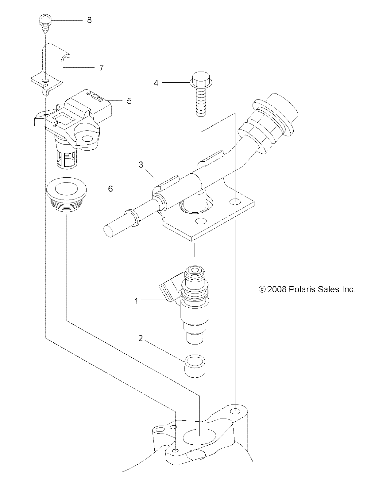 Foto diagrama Polaris que contem a peça 3089903