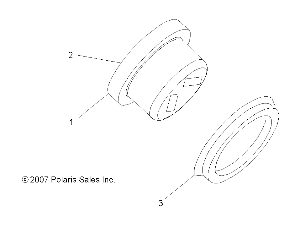 Foto diagrama Polaris que contem a peça 3280431