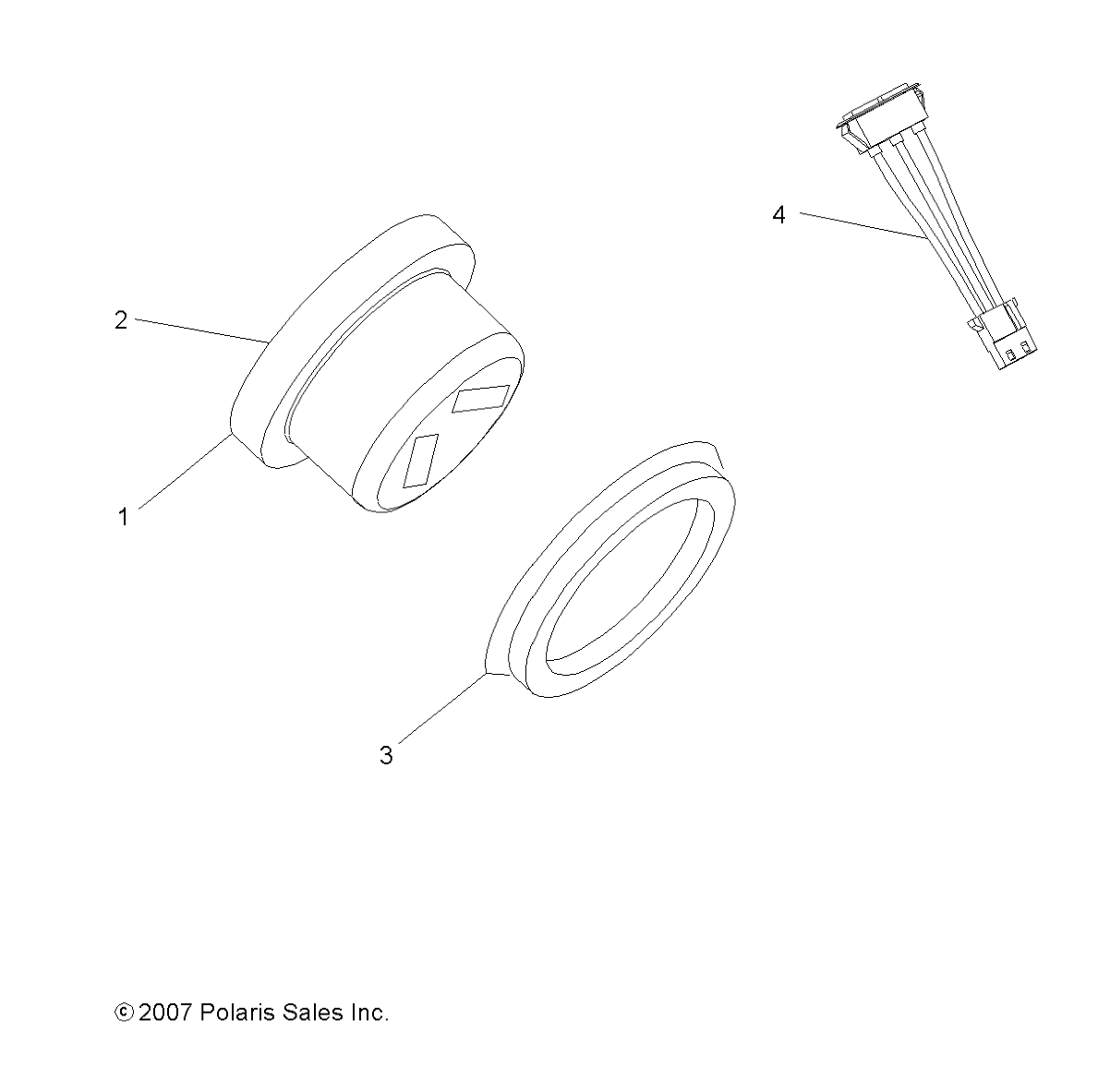 Foto diagrama Polaris que contem a peça 3280493