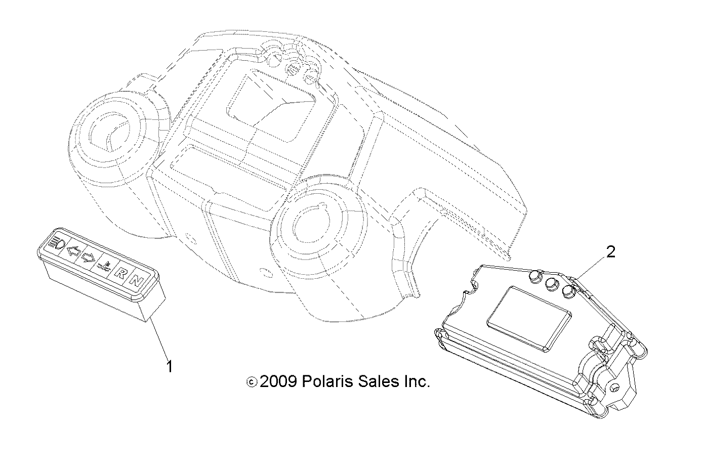 Part Number : 4012436 PANEL-INDICATOR LIGHT 6 POS.