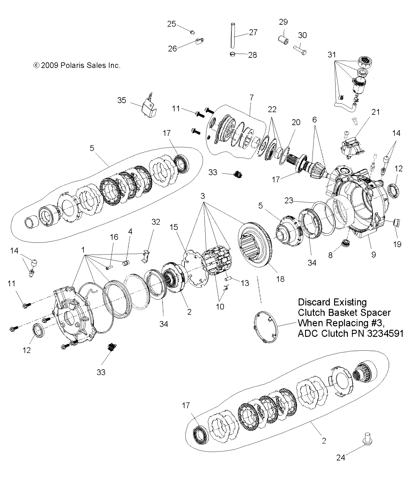 Part Number : 3234597 ASM-GEARCASE ADC