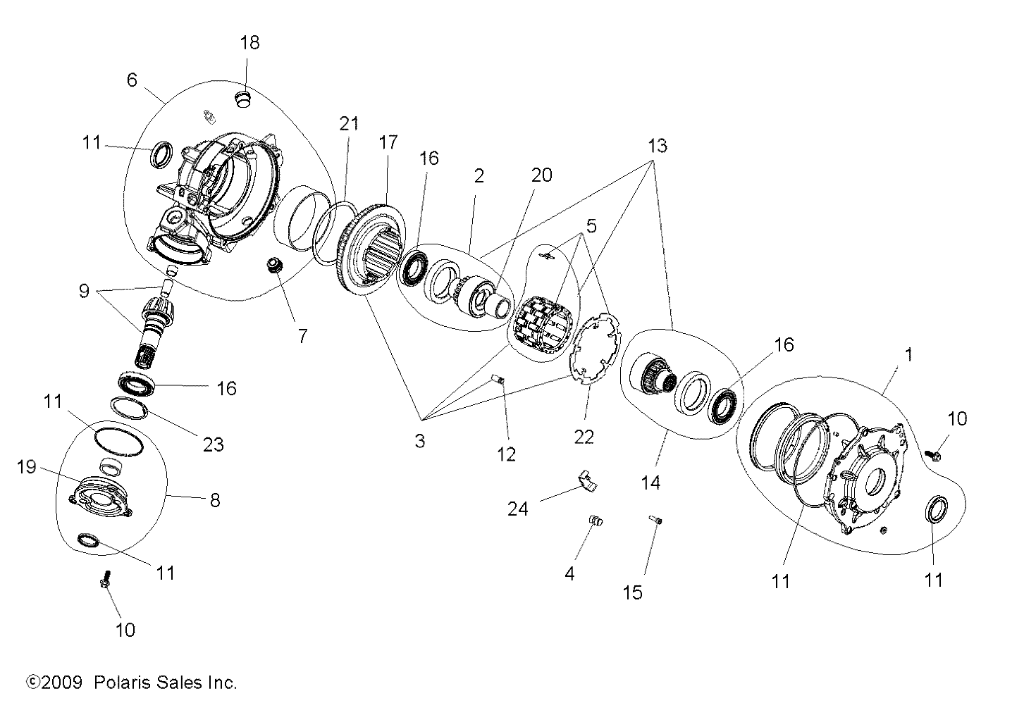 Foto diagrama Polaris que contem a peça 3234466