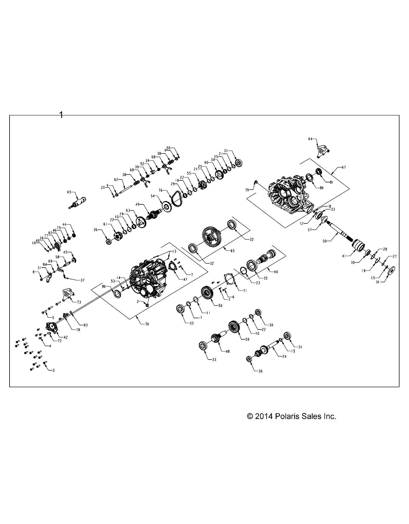 Foto diagrama Polaris que contem a peça 3235444