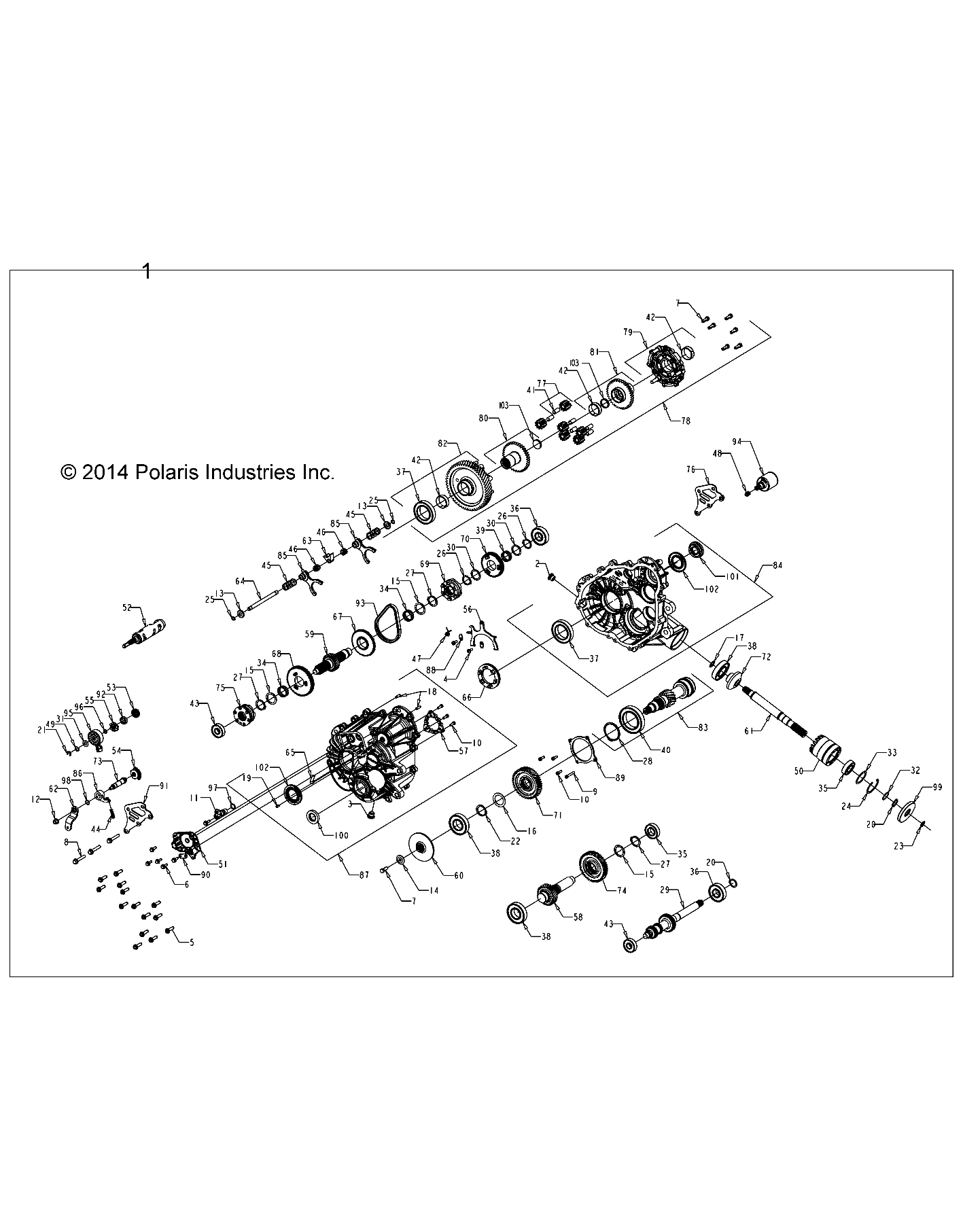 Foto diagrama Polaris que contem a peça 3235231