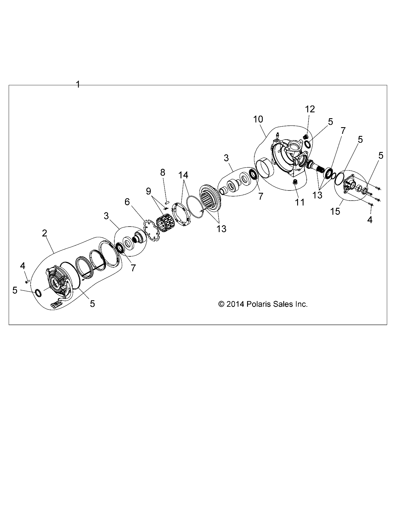 Foto diagrama Polaris que contem a peça 3235436