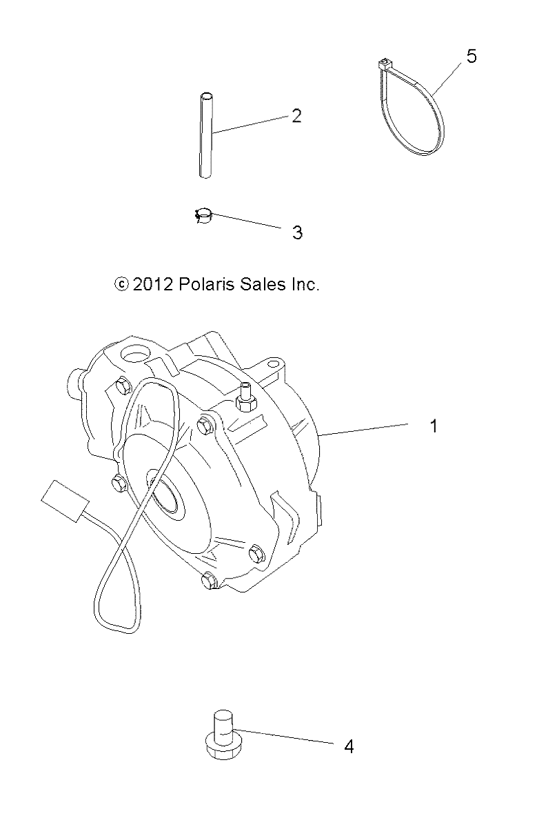 Part Number : 1333067 ASM-GEARCASE AWD