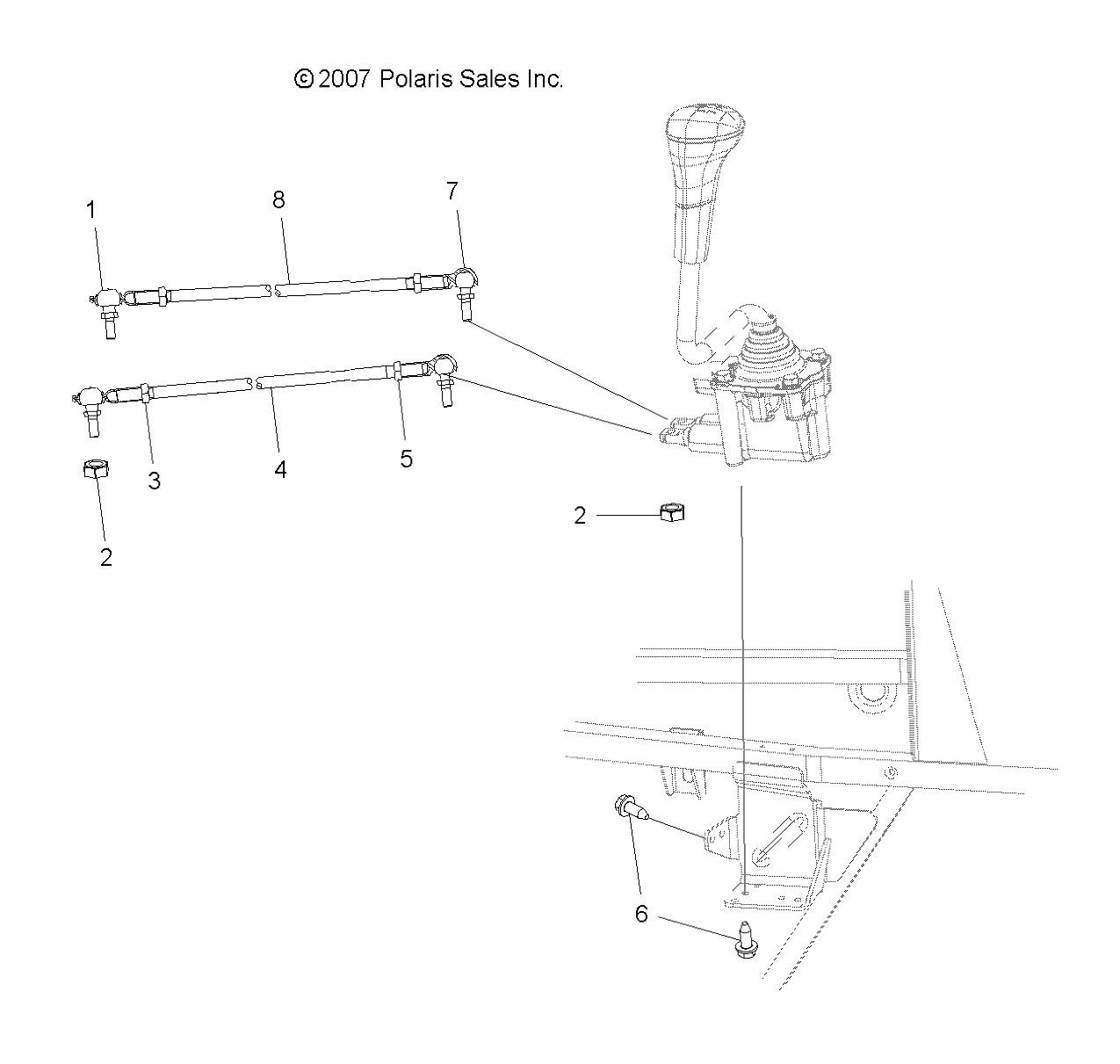 Foto diagrama Polaris que contem a peça 7547083