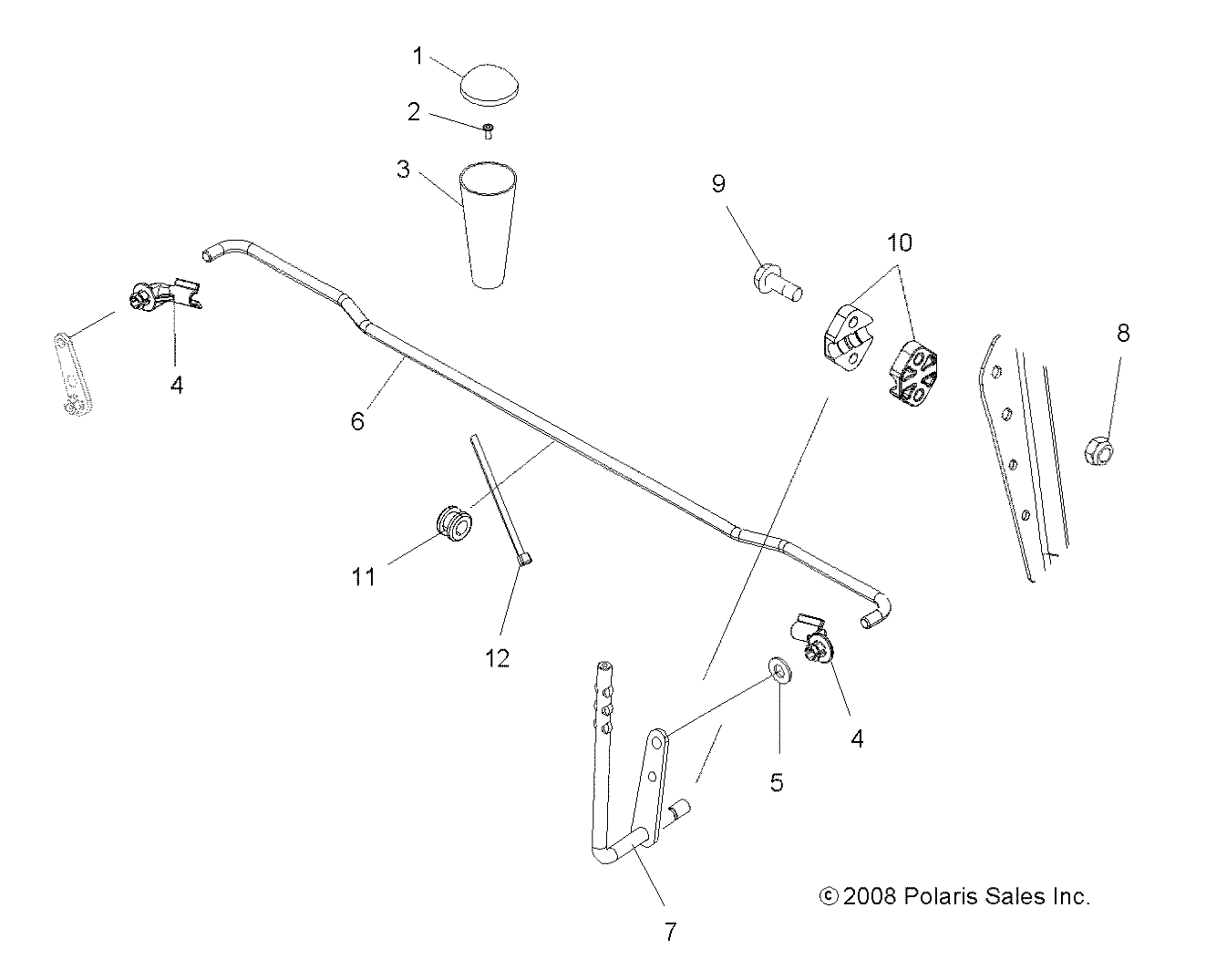 Part Number : 5335437 ROD-SHIFTER  SINGLES