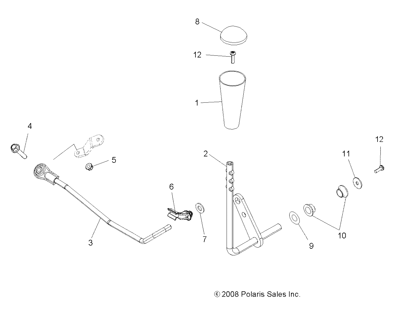 Part Number : 1015911-067 GEAR SELECTOR WELD  MEDIUM GLO