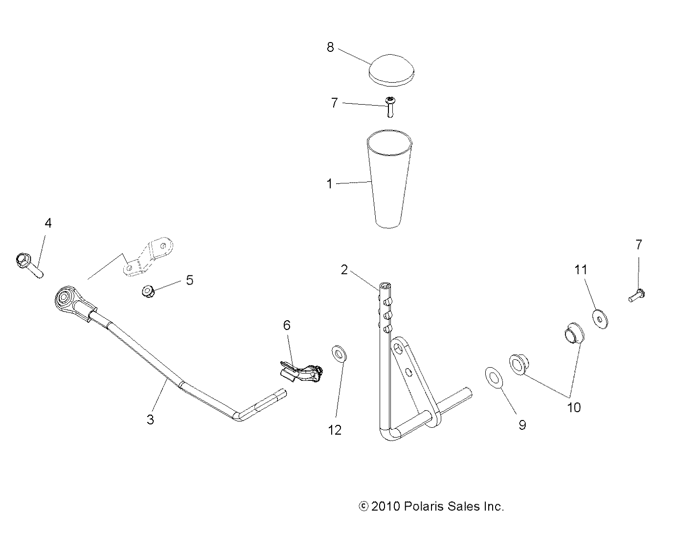 Part Number : 1018367-067 GEAR SELECTOR WELD  MEDIUM GLO