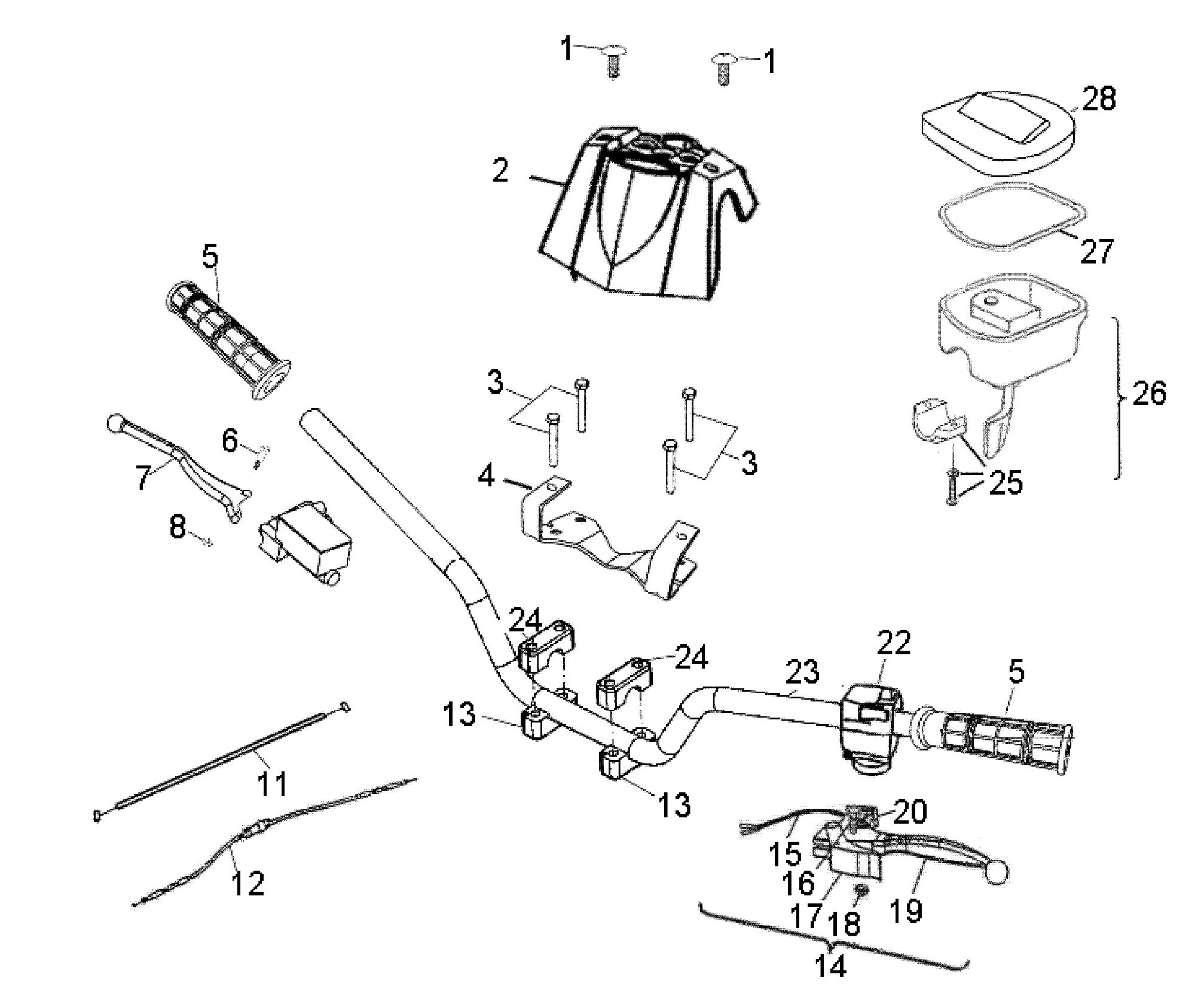 Part Number : 0453773 MANUAL CHOKE CABLE  PHOENIX