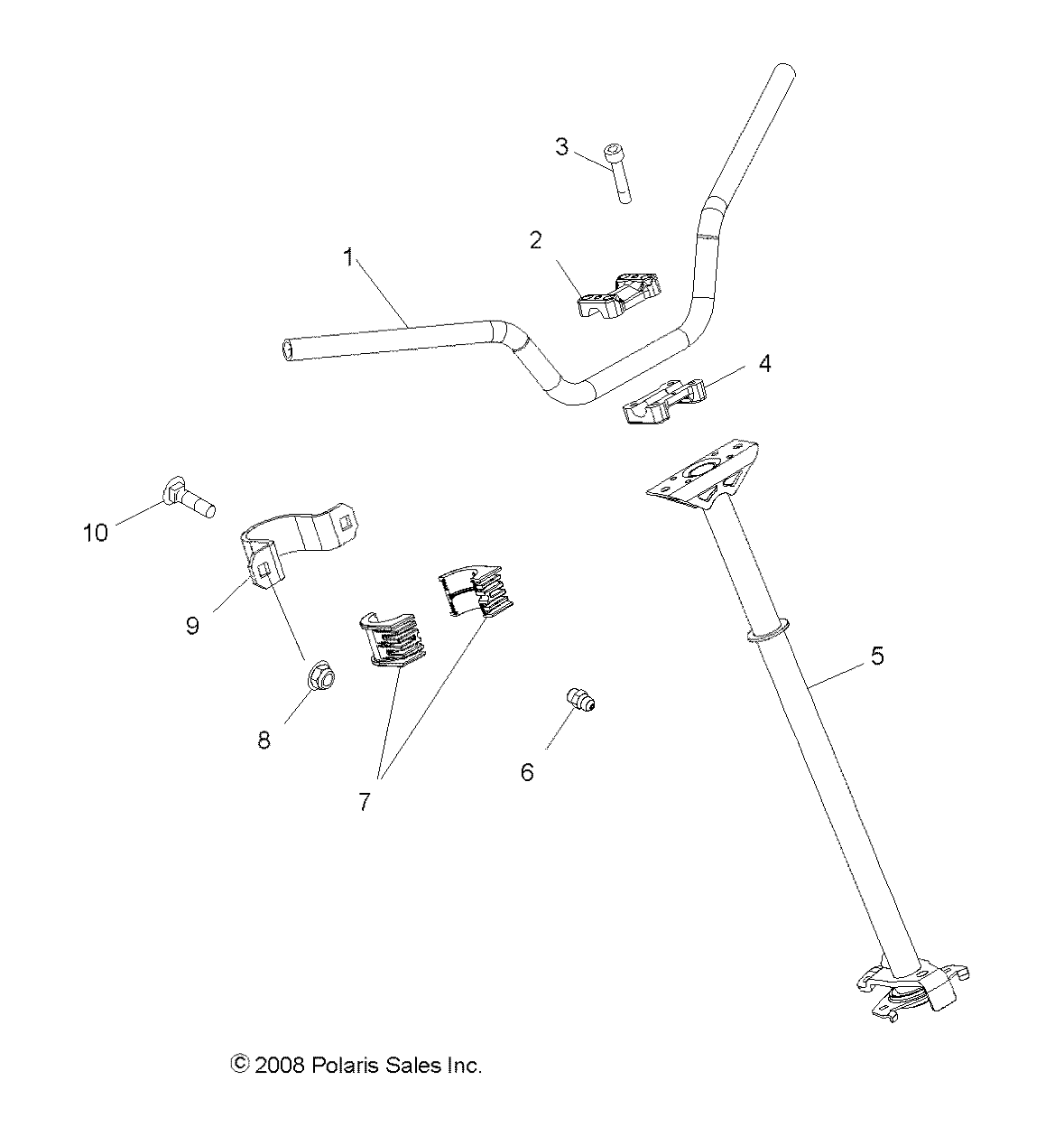 Part Number : 1823483 STEERING POST ASSEMBLY