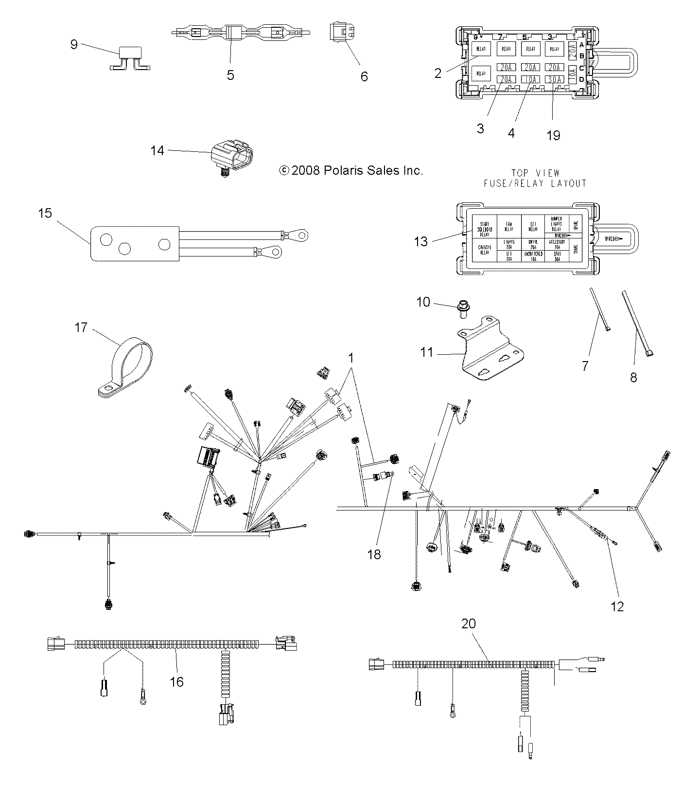 Part Number : 2411235 HARNESS-ACCY BG LIGHTS