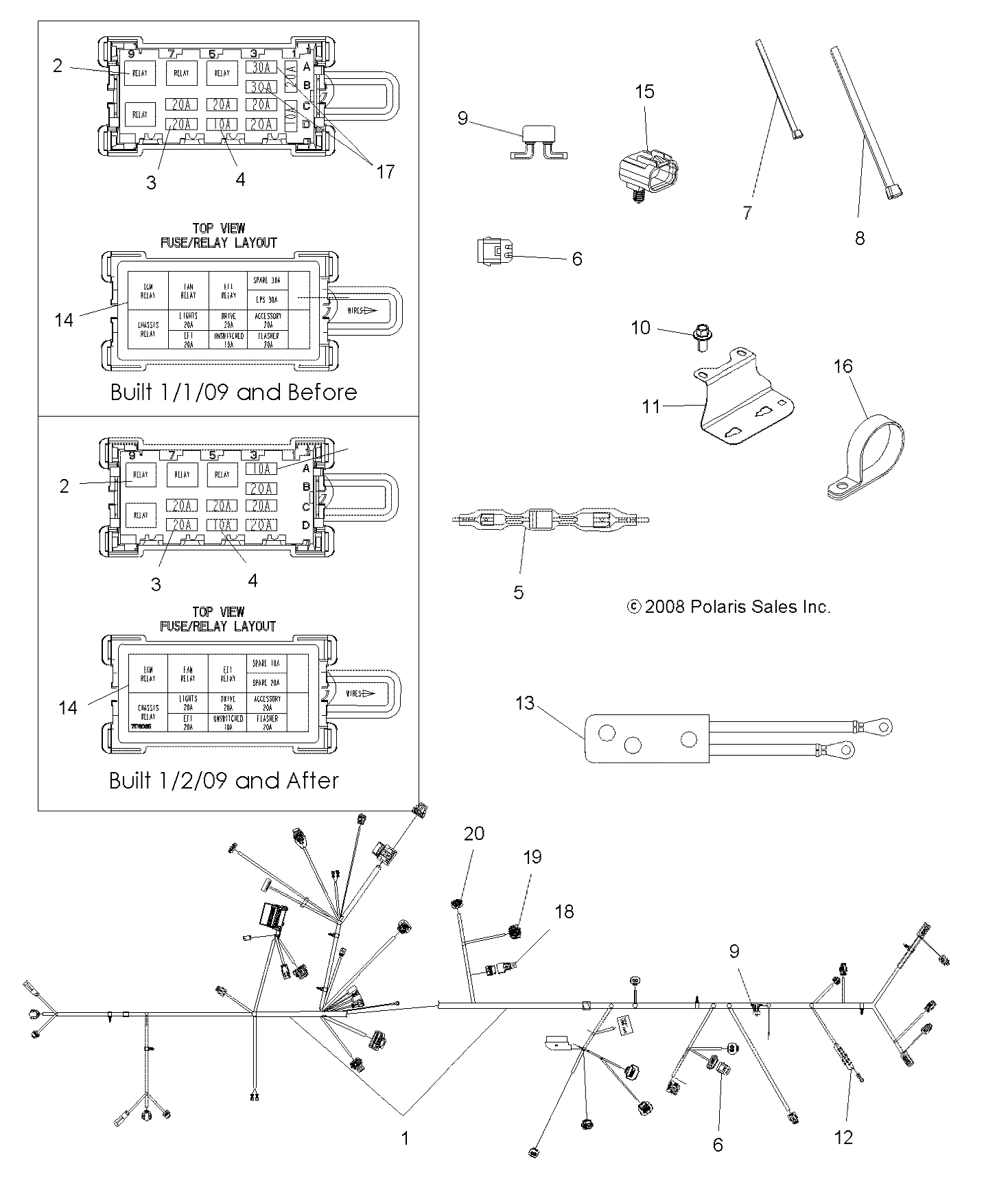 Part Number : 2411337 HARNESS-MAIN SINGLE INTL NONPS