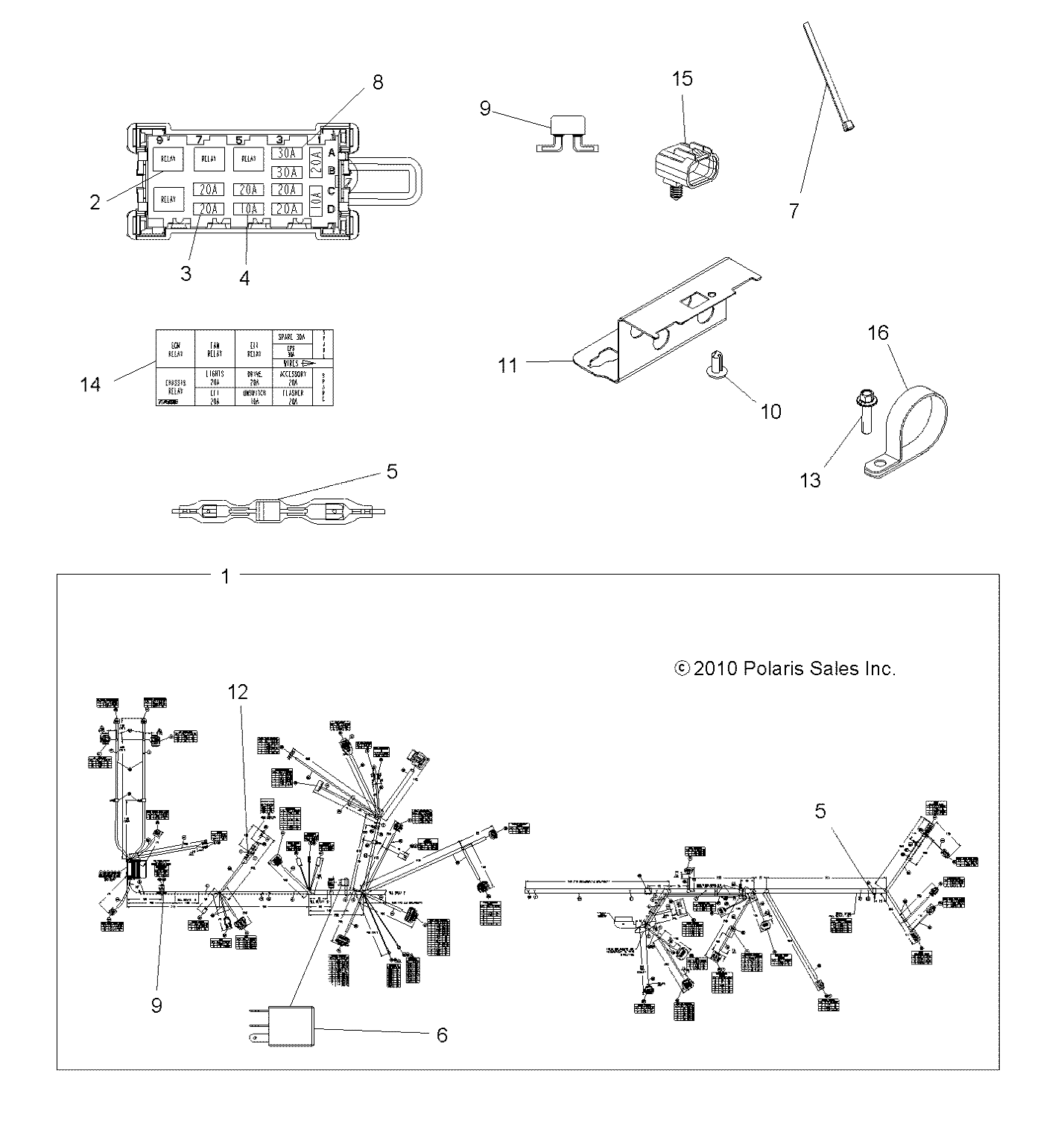 Part Number : 2411465 HARNESS-MAIN 550 EPS INTL