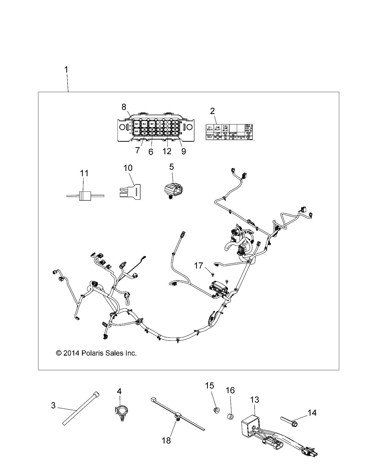 Part Number : 7179510 LABEL-FUSE BOX