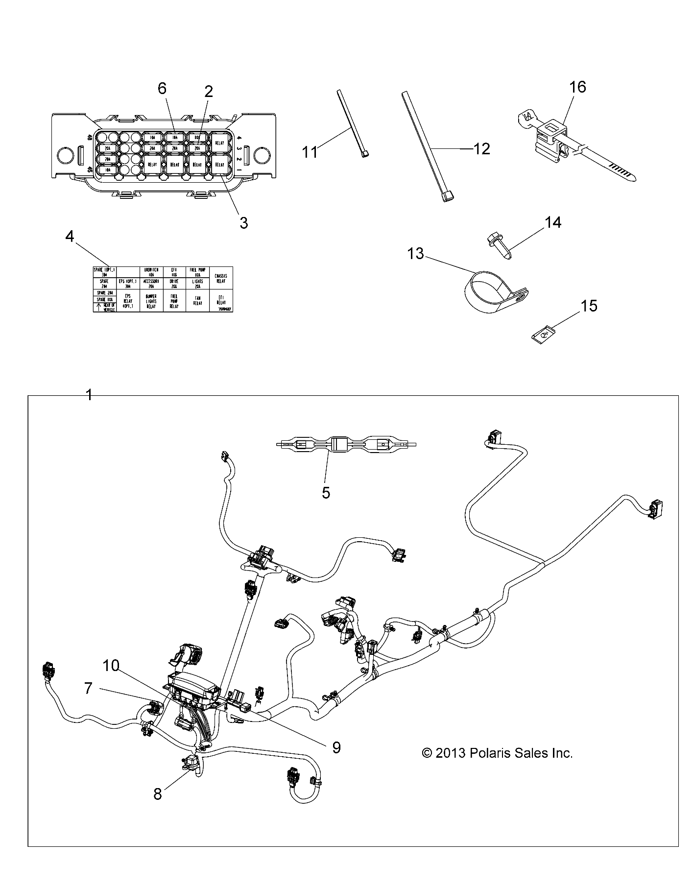 Part Number : 7179427 LABEL-FUSE BOX EPS