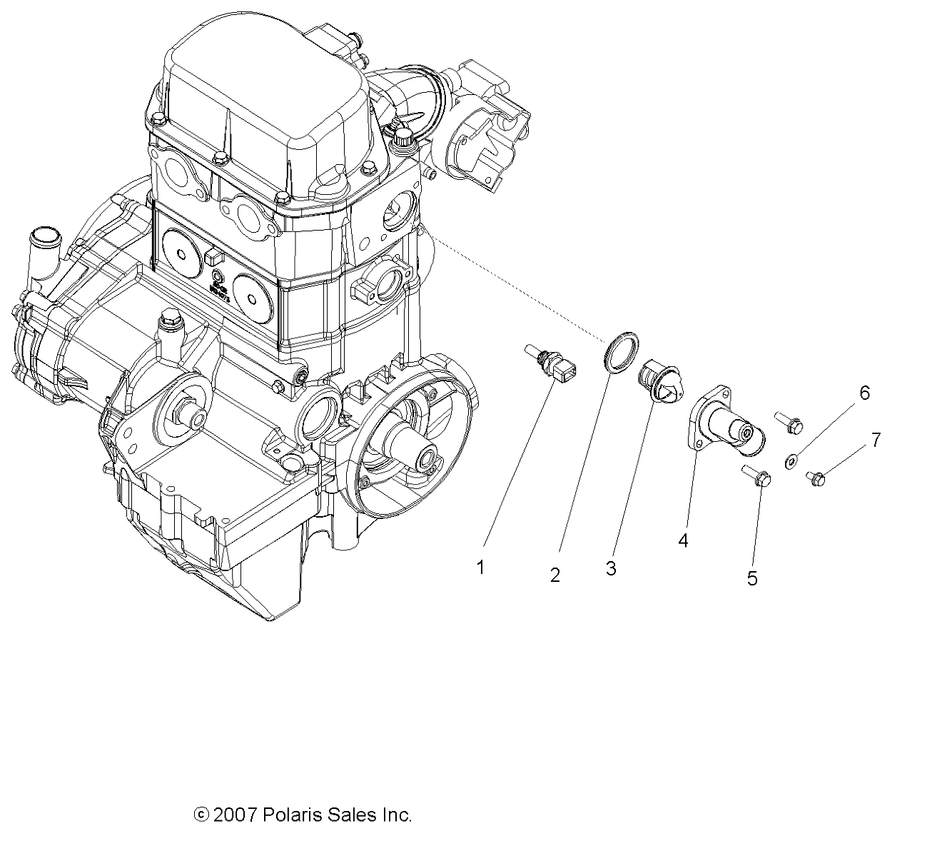 Part Number : 5134756 COVER-THERMOSTAT M6 BLEED MACH