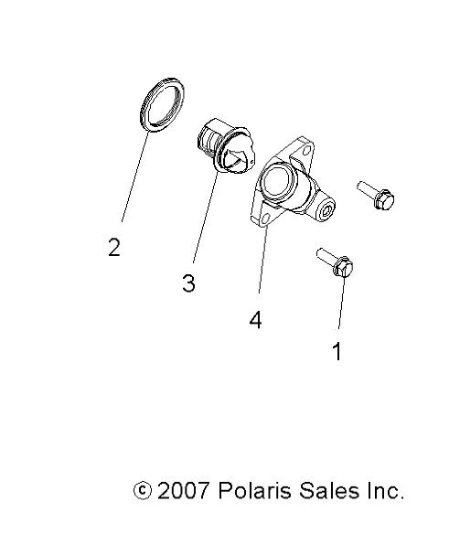 Foto diagrama Polaris que contem a peça 5632174