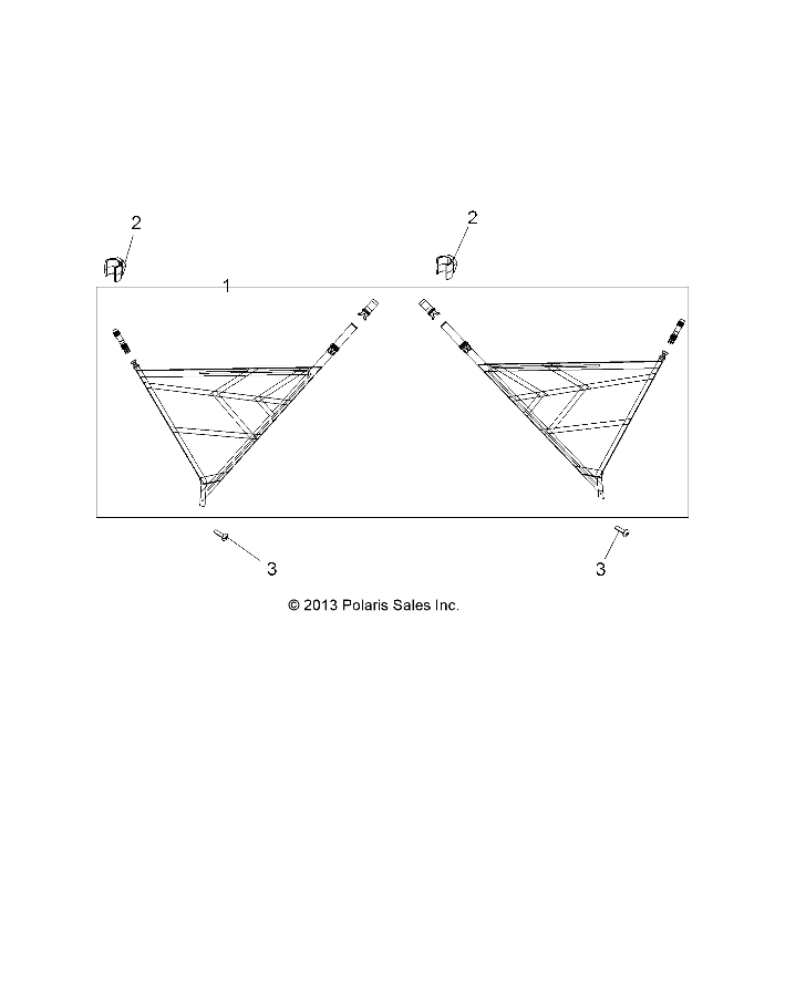 Foto diagrama Polaris que contem a peça 5450454