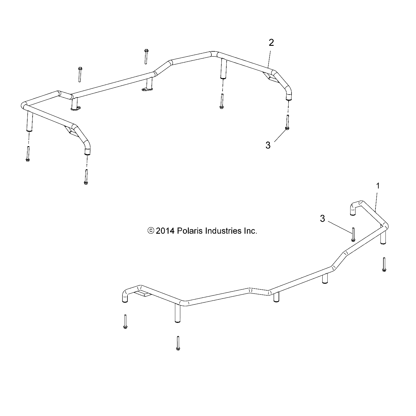 Foto diagrama Polaris que contem a peça 2879717