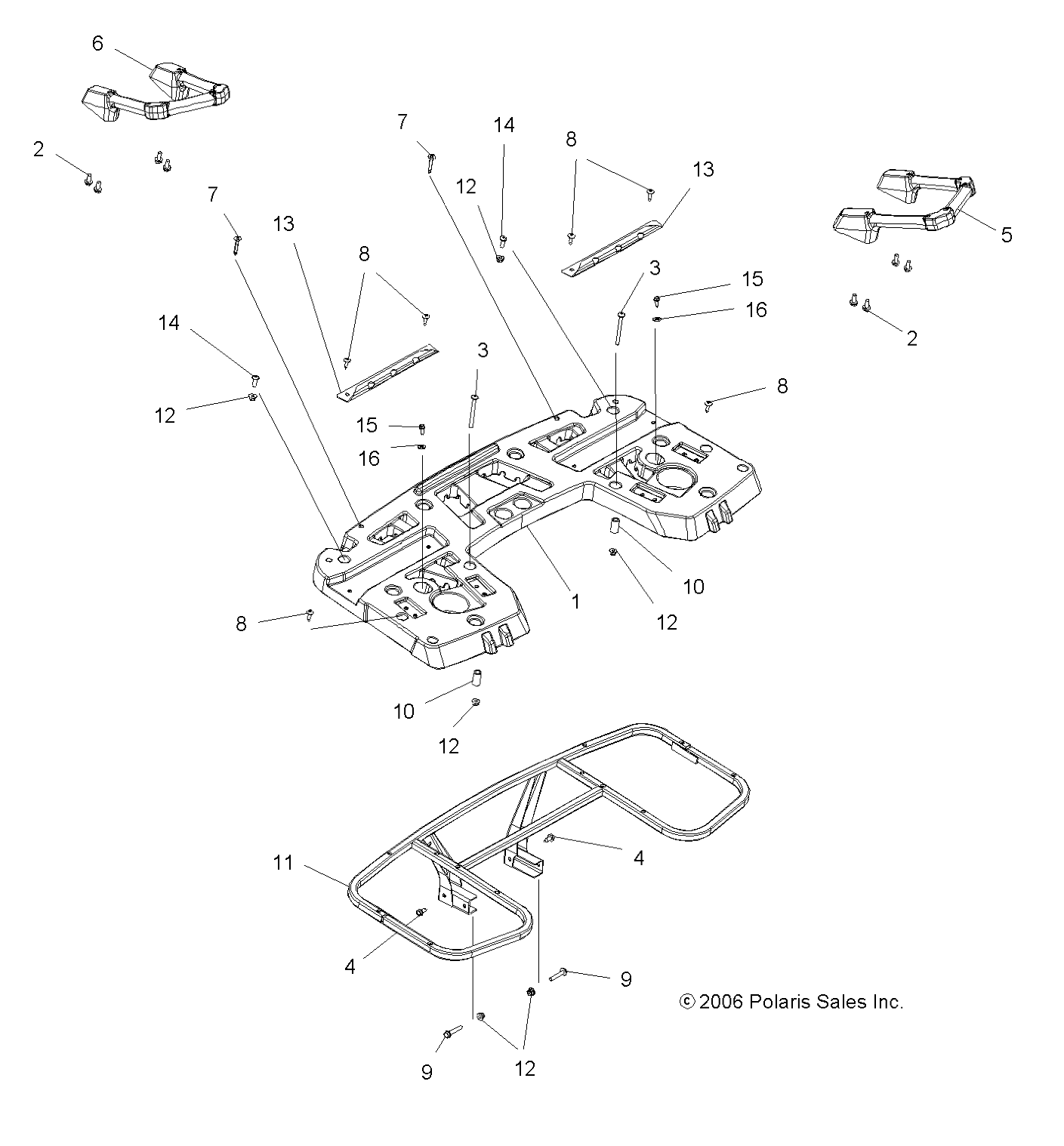 Part Number : 2633643 ASM-HANDGRIP PASS RH