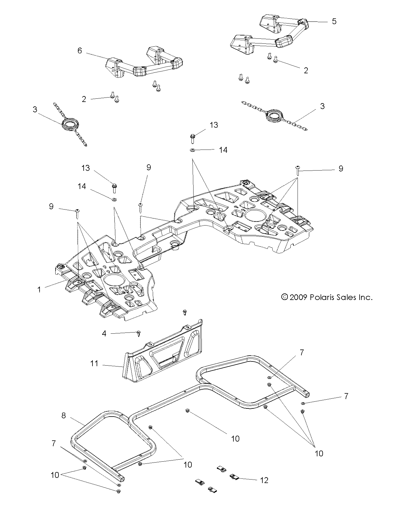 Part Number : 2633959 HANDGRIP ASSEMBLY  PASS  RIGHT