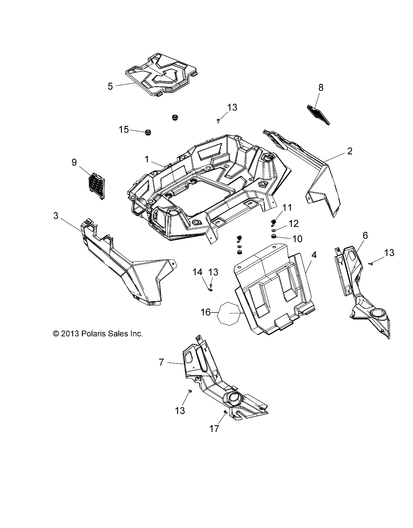 Part Number : 5452490-587 FENDER-BASIC DIP PPC RH