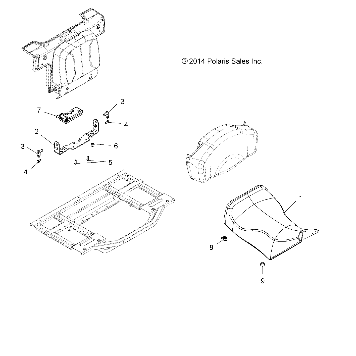 Part Number : 2204682 SEAT POST KIT