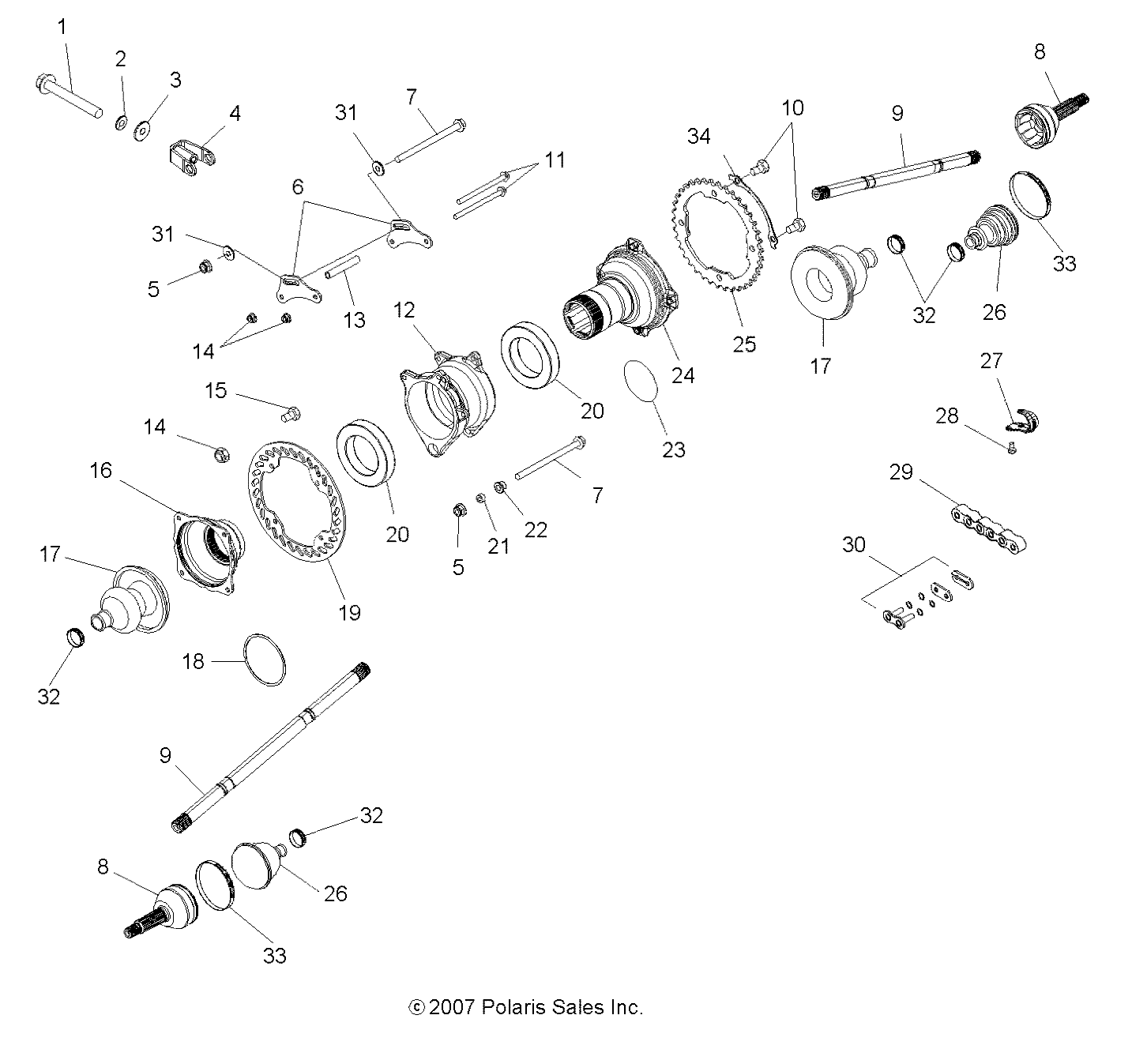 Part Number : 5134955 HOUSING-PIVOT REAR DRIVE(MACH)