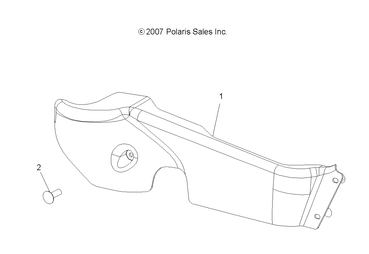 Foto diagrama Polaris que contem a peça 5435245